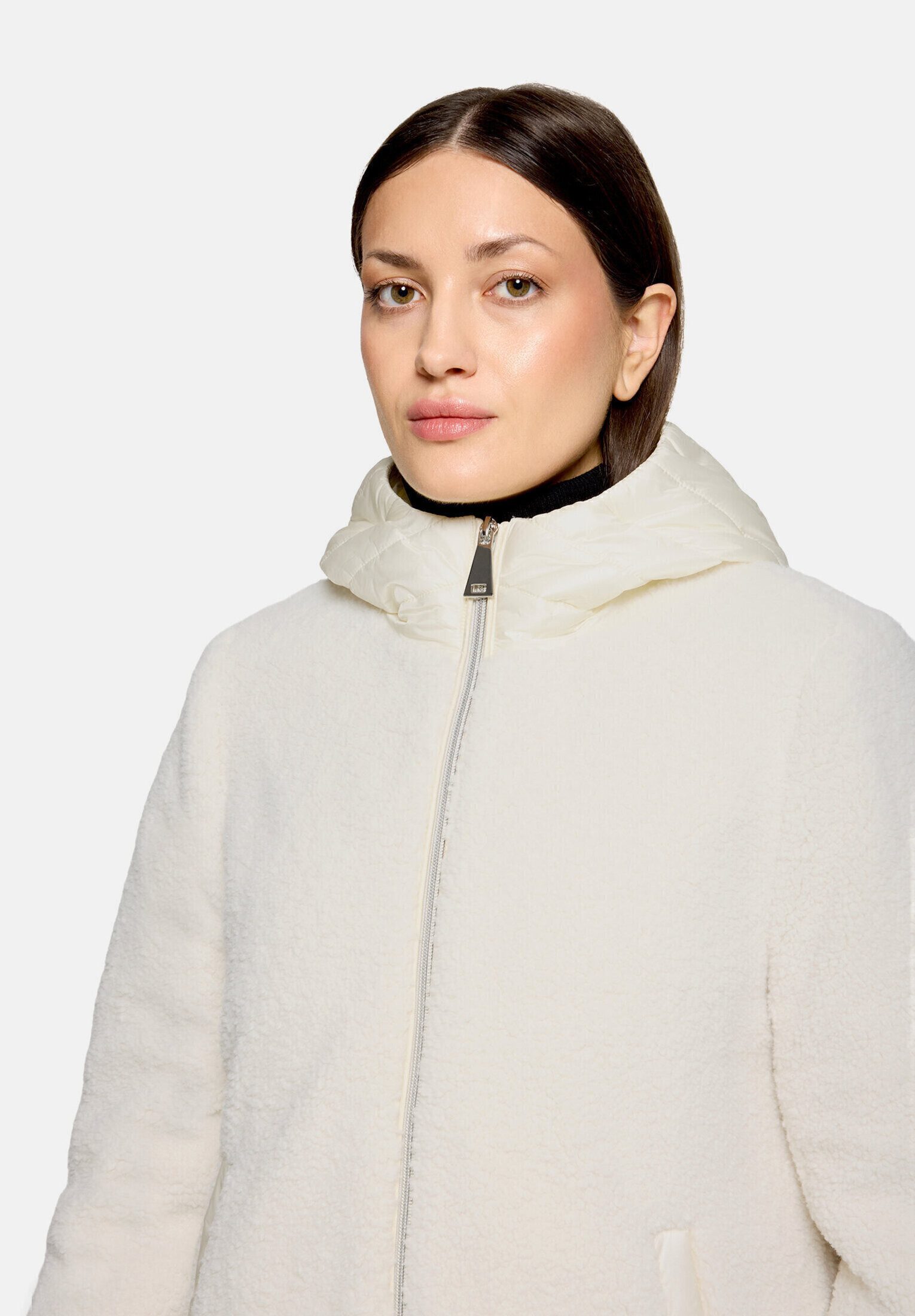 Betty Barclay Plüschjacke Damen mit Kapuze