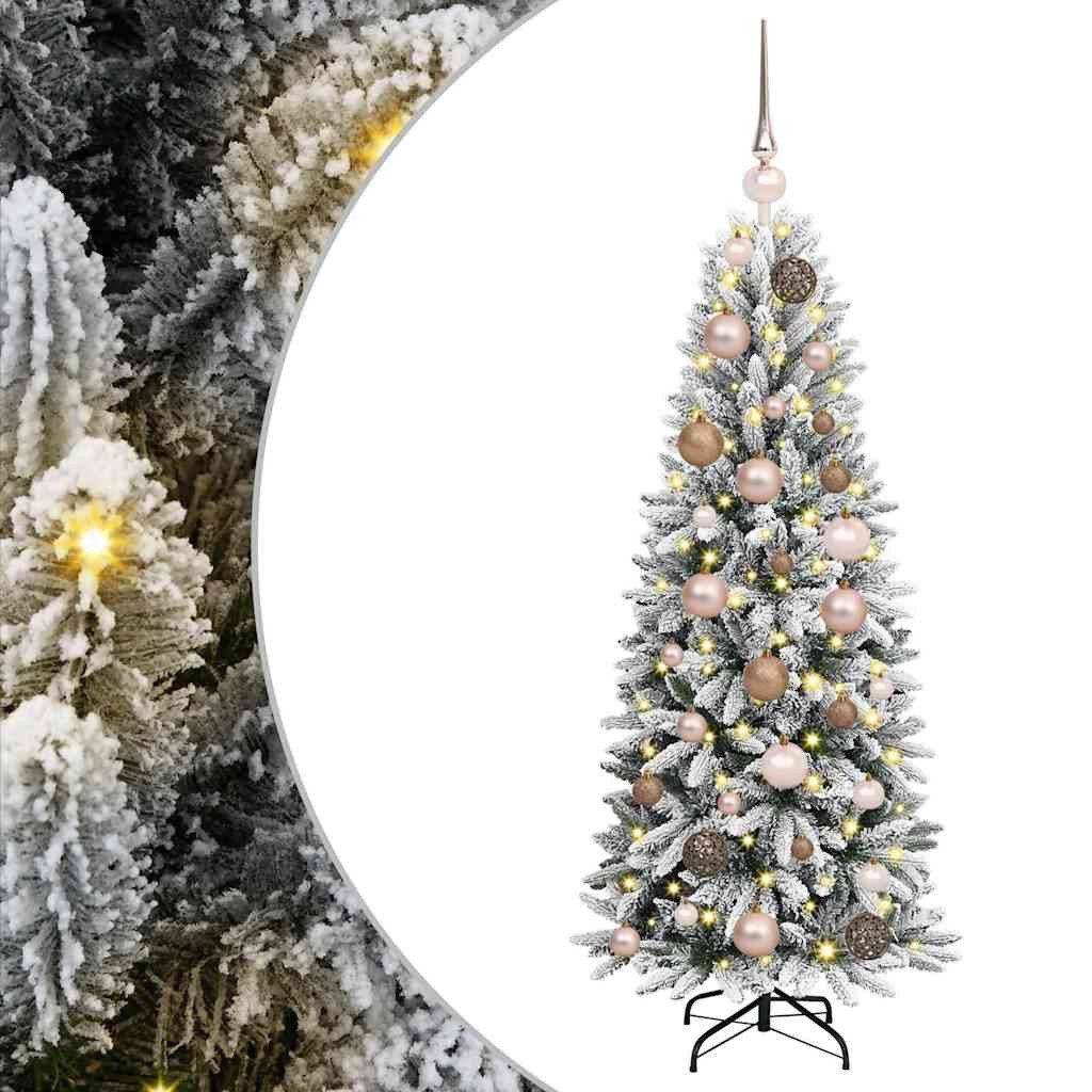 vidaXL Künstlicher Weihnachtsbaum Künstlicher Weihnachtsbaum Weiß 120 cm