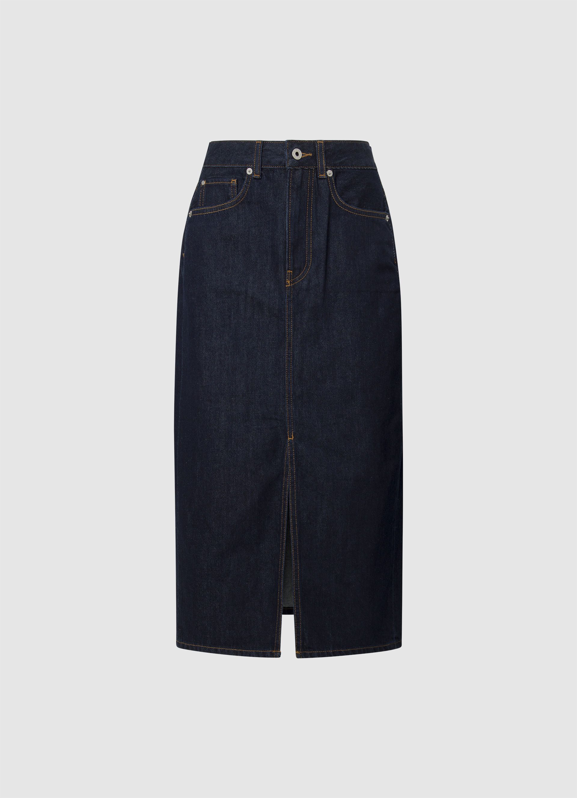 Pepe Jeans Jeansrock MIDI SKIRT HW im 5-Pocket-Stil günstig online kaufen