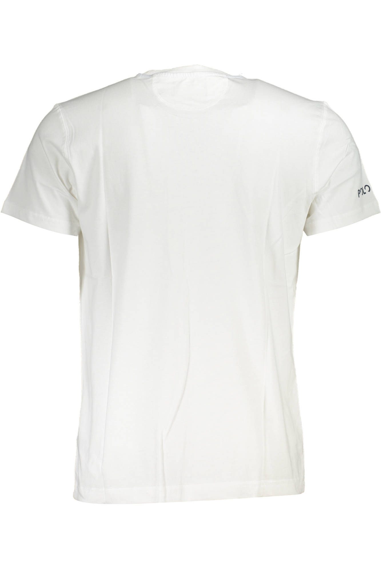La Martina T-Shirt Weißes Herren T-Shirt mit Logo-Druck, Regular Fit