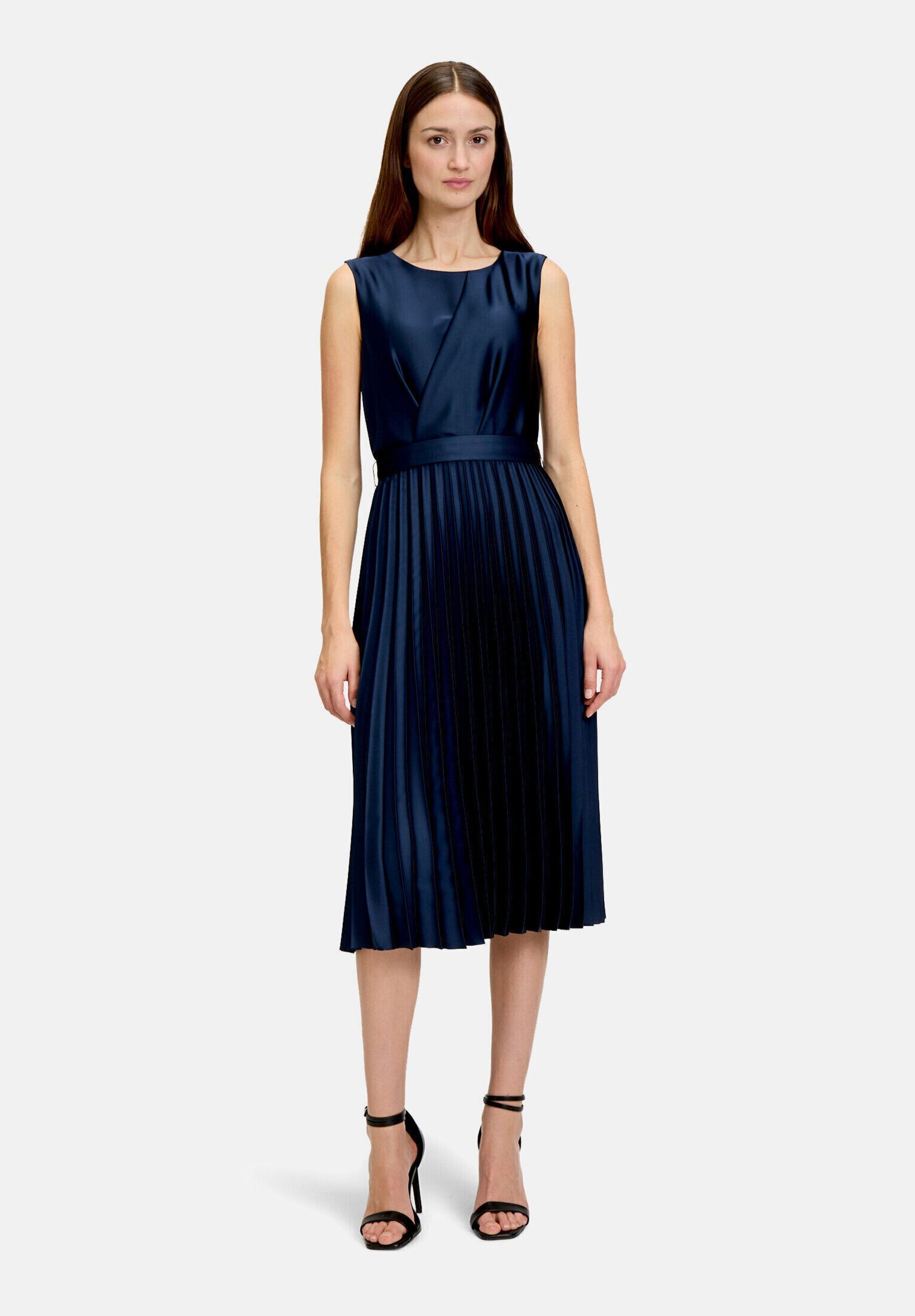 Betty&Co Chiffonkleid Damen mit Plissee Plissee