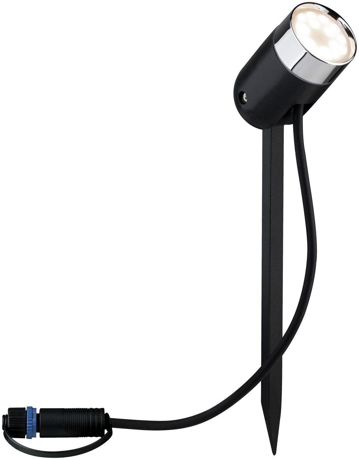 Paulmann LED Gartenstrahler Plug & Shine, Plug & Shine, LED fest integriert, Warmweiß, LED-Modul, RGBW 24V IP44 ZigBee