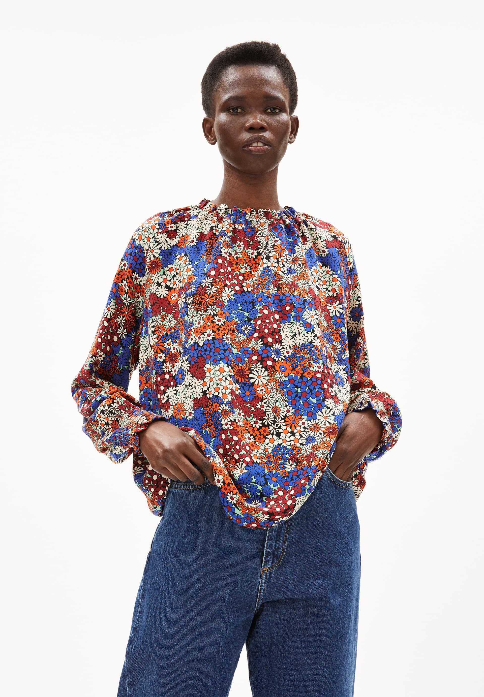 Armedangels Druckbluse AAGNI MARSH FLORAL