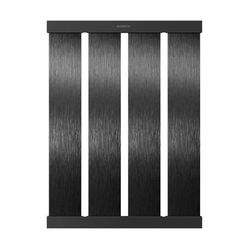 Schock Abtropfmatte Schock Design-Abtropfgitter metallische Oberfläche, Tiefe 480 mm