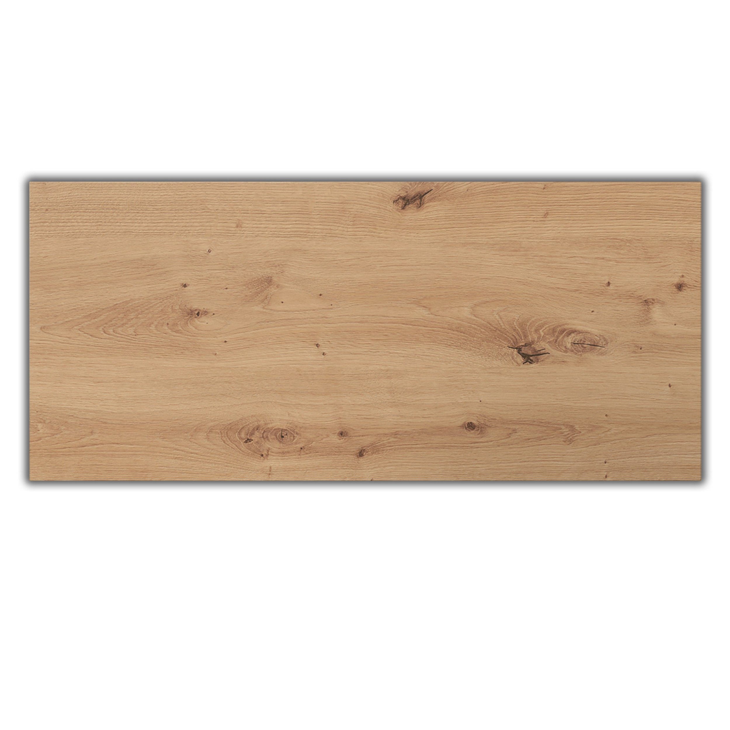 bümö Tischplatte bümö Schreibtischplatte, Rechteck: 180 x 80 cm- Dekor: Asteiche