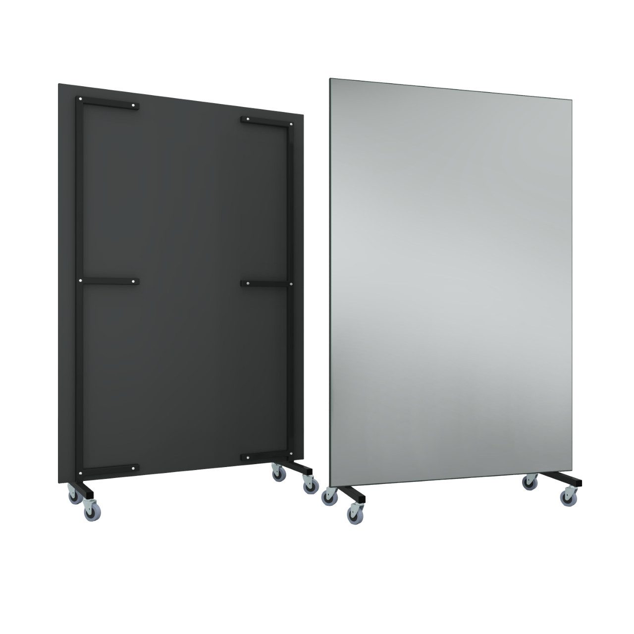 MySpiegel.de Wandspiegel Rollbarer Therapiespiegel mit polierten Kanten günstig online kaufen