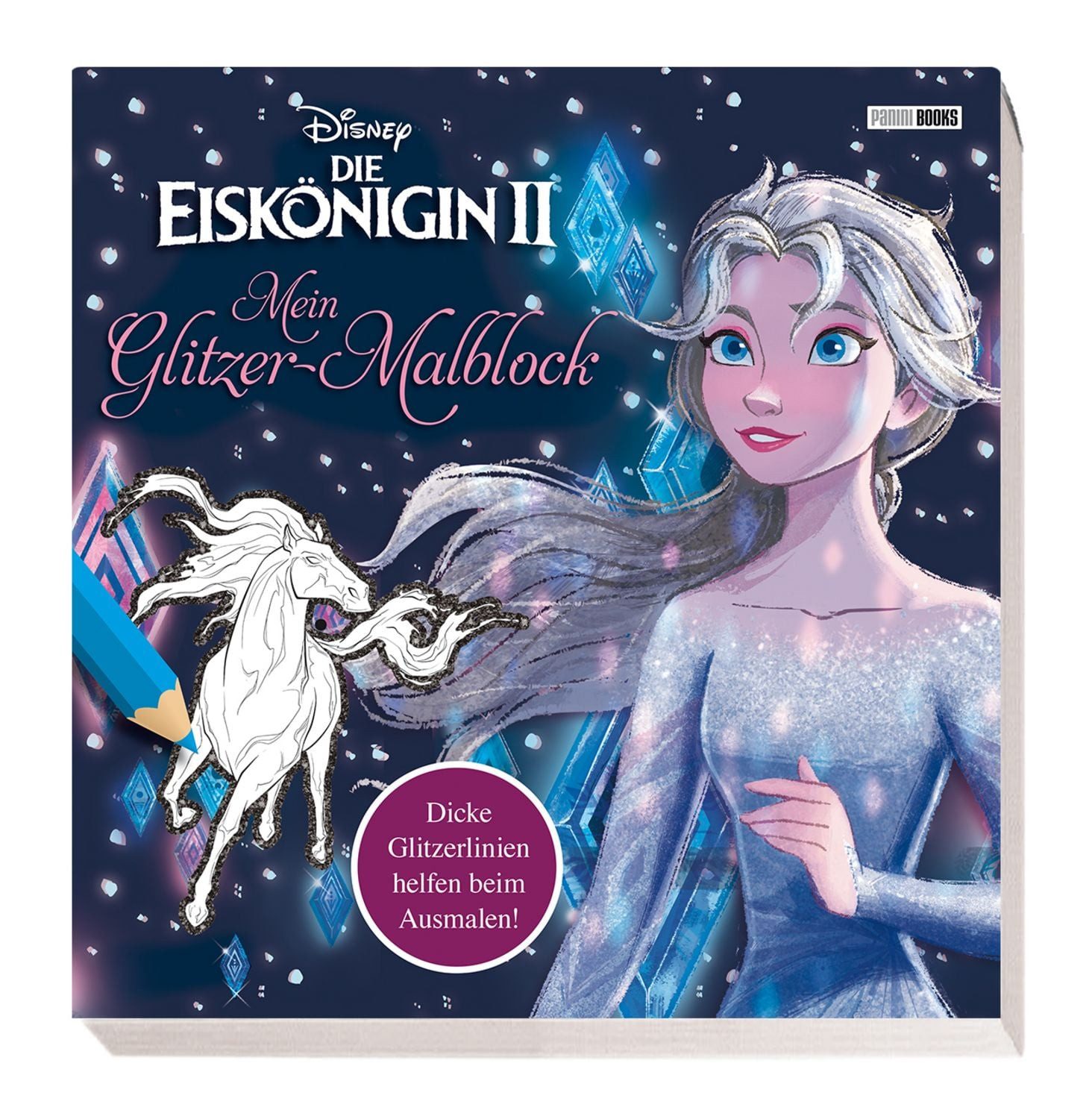 Disney Die Eiskönigin 2: Mein Glitzer-Malblock / Panini