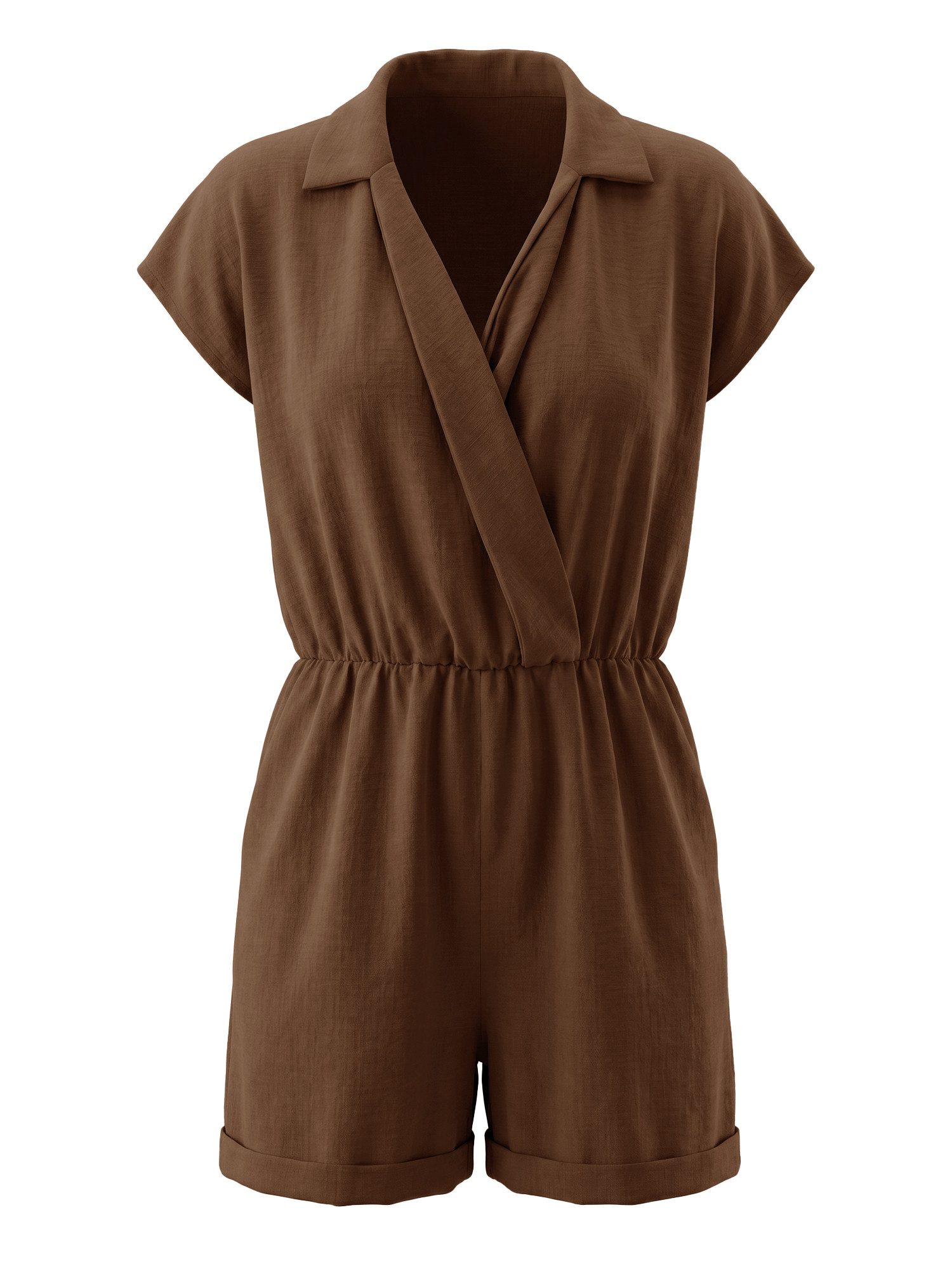 Imily Bela Strampler Damen lässiger Jumpsuit (Packung, 1-tlg., 1per-Pack) in Unifarbe