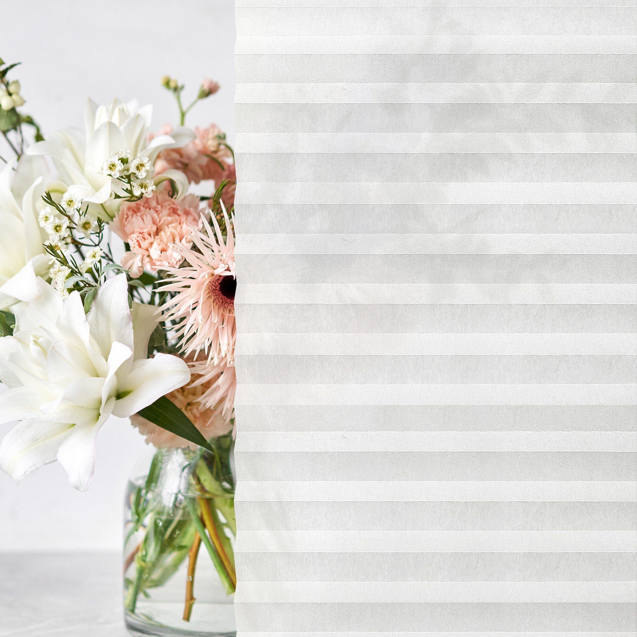 jalousiescout Plissee Pure Plissee Basic, 30 x 100 cm, weiß, halbtransparent, ohne Bohren, klemmen, Klemmfix, halbtransparent, Polyester-Stoff ohne Bohren