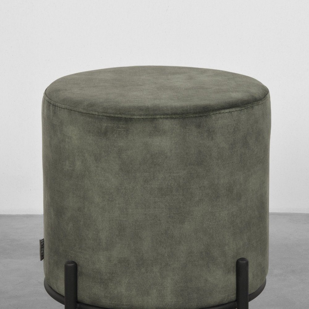 Hunter-Grün Healani Möbel in Hocker RINGO-Living aus Velours 480x410mm, Stuhl