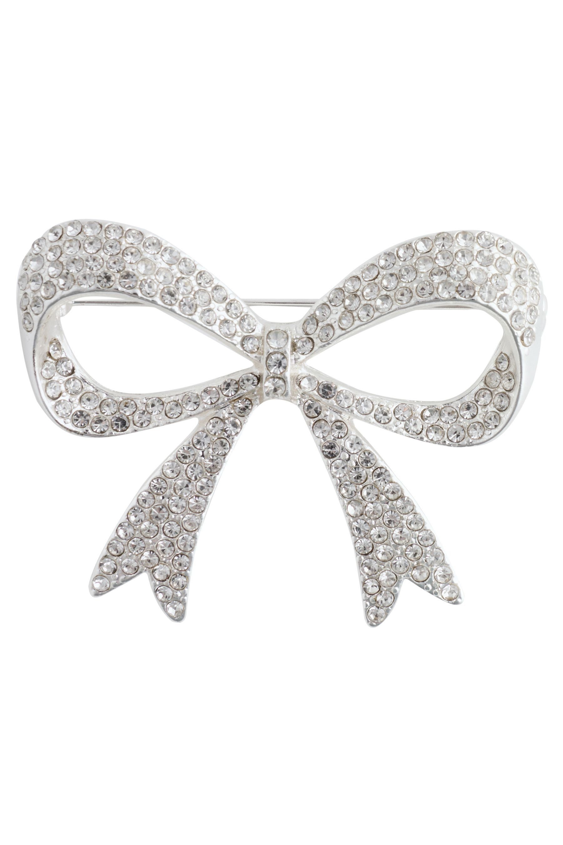 Next Brosche Funkelnde Schleifenbrosche (1-tlg) günstig online kaufen