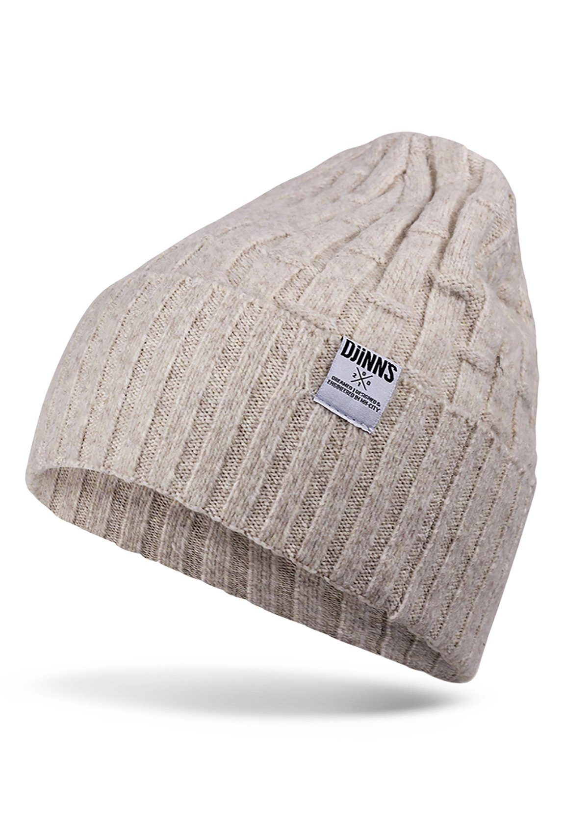 Djinns Beanie Djinns Basic Beanie BAMBOO KNIT Sand günstig online kaufen