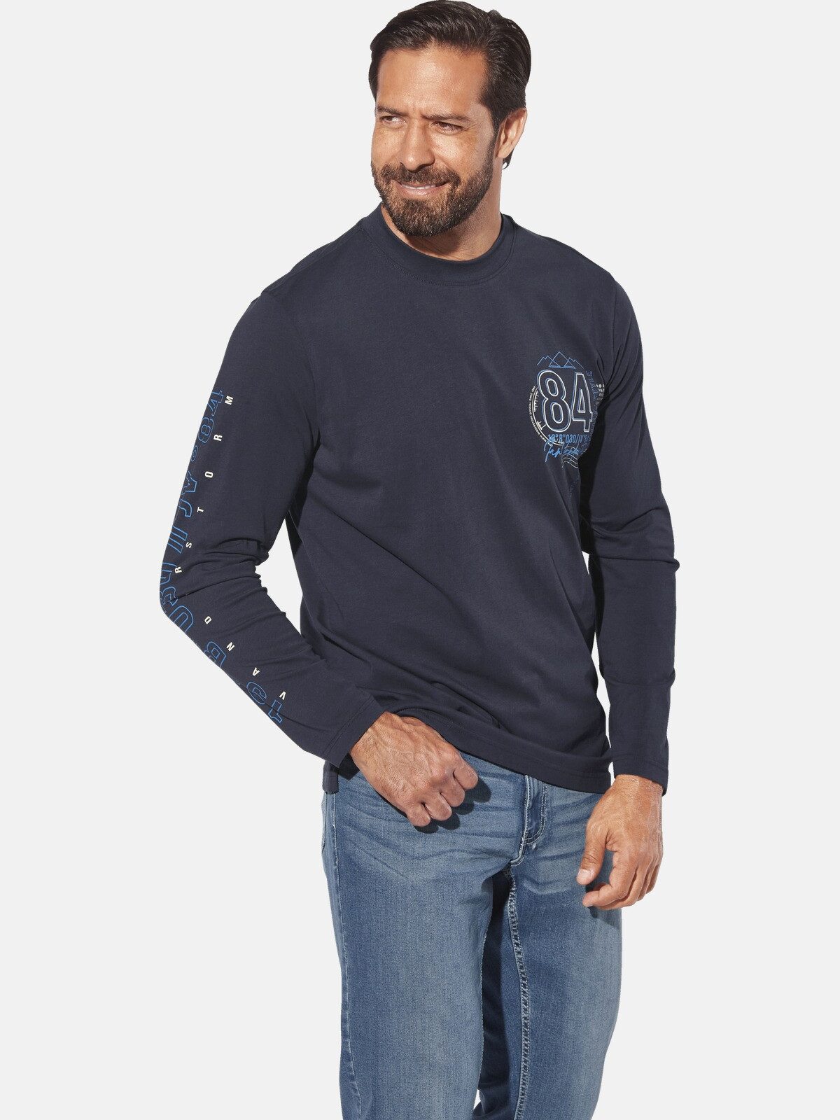 Jan Vanderstorm Langarmshirt NORGARD im Dreierpack günstig online kaufen