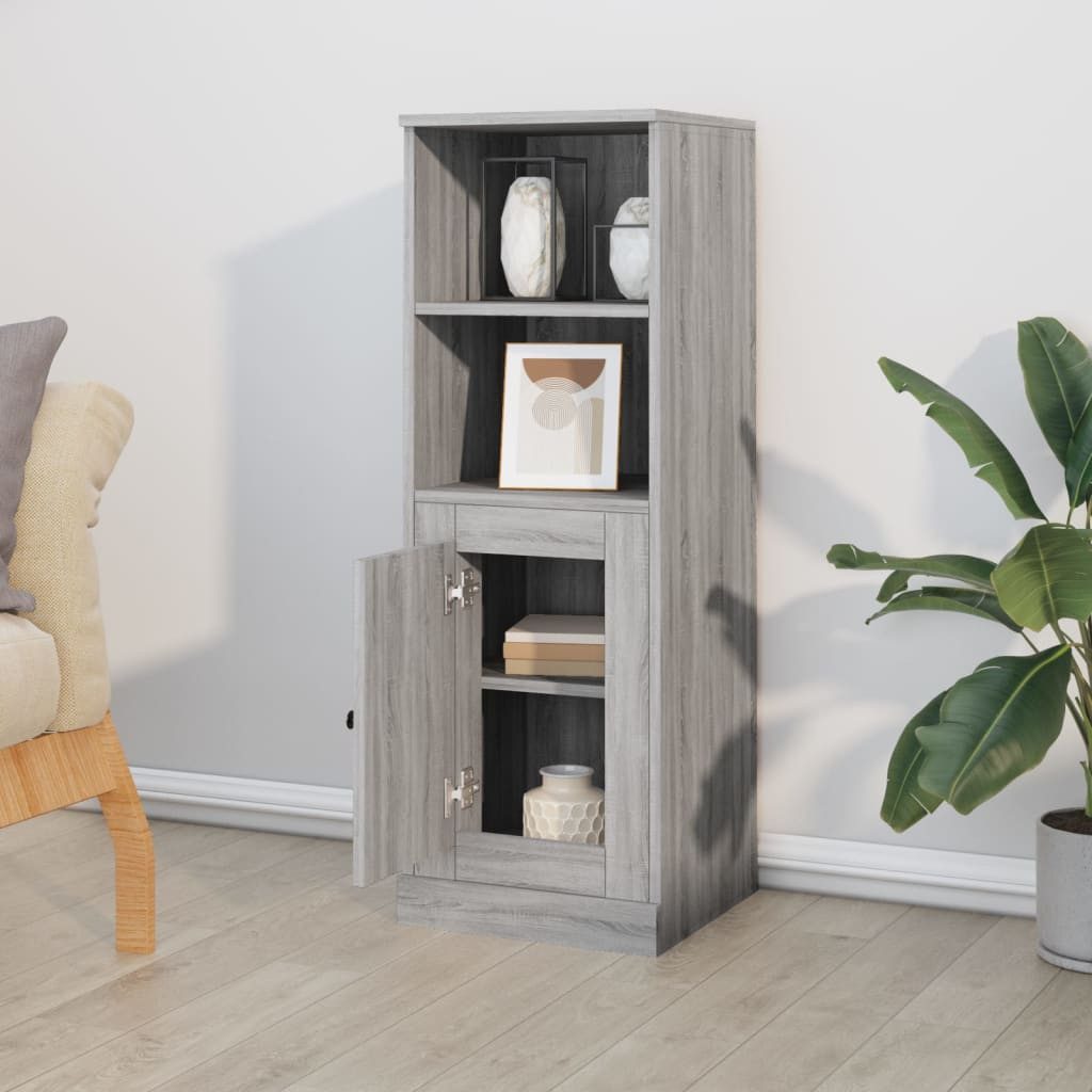 vidaXL Highboard Highboard Grau Sonoma 36x35,5x103,5 günstig online kaufen