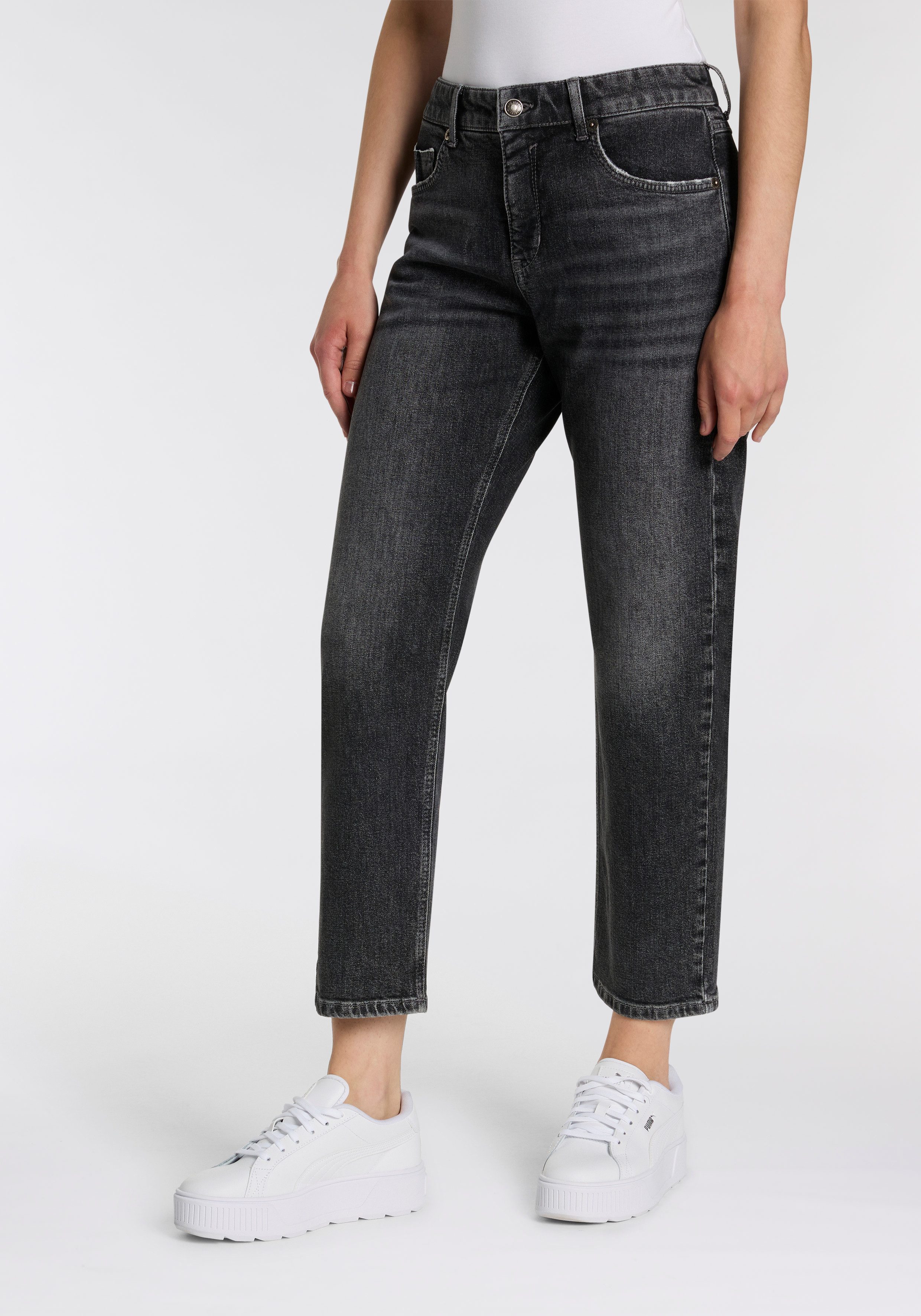 MAC 5-Pocket-Jeans STRAIGHT mit Stretch