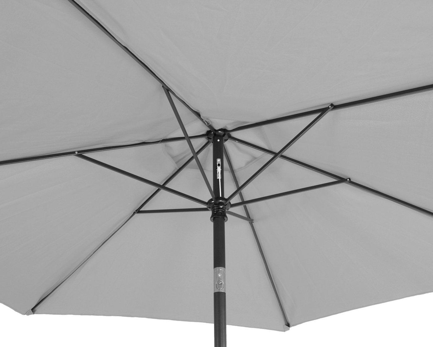 Thumbnail - ONDIS24 Sonnenschirm Strandschirm 2,3 Meter Sonnenschutz mit Kurbel, Knick-Gelenk, 100% Polyester (160g/m)