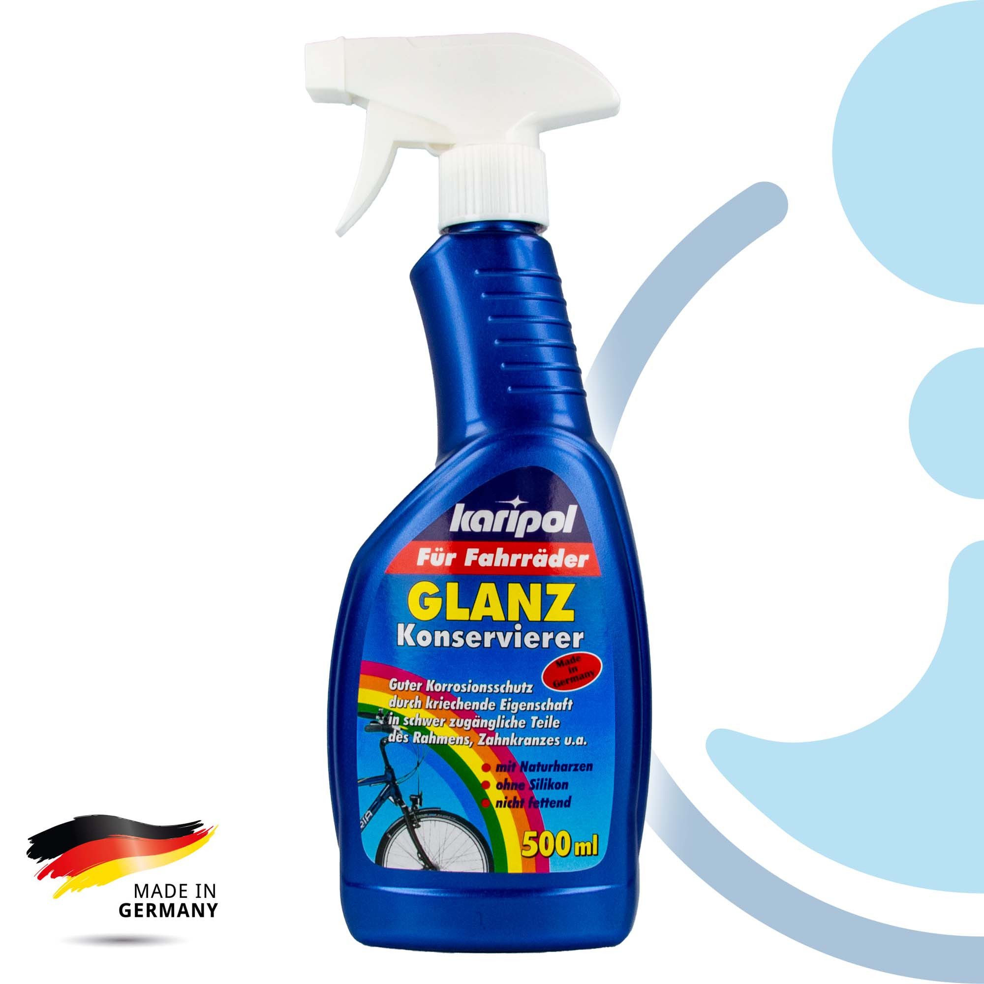 Glanzkonservierer - 500 ml, für Fahrräder, 100% biologisch abbaubar Auto-Reinigungsmittel