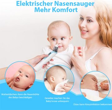 Bifurcation Nasensauger Baby vacuum cleaner with 6 suction levels and 2 silicone tips, 1-tlg.