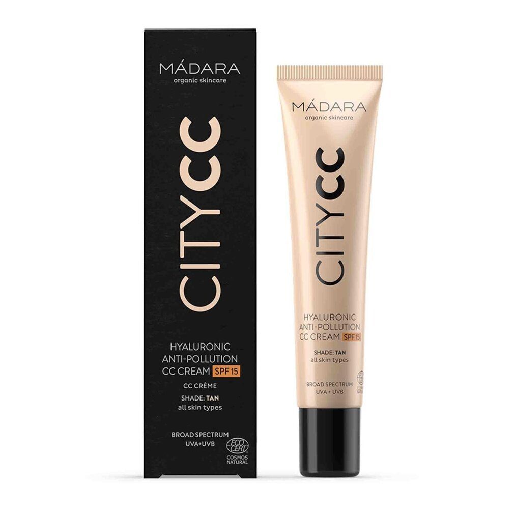 Madara Tagescreme CC cream SPF 15 Tan Citycc (Hyaluronic Anti-Pollution Cc Cream) 40 ml