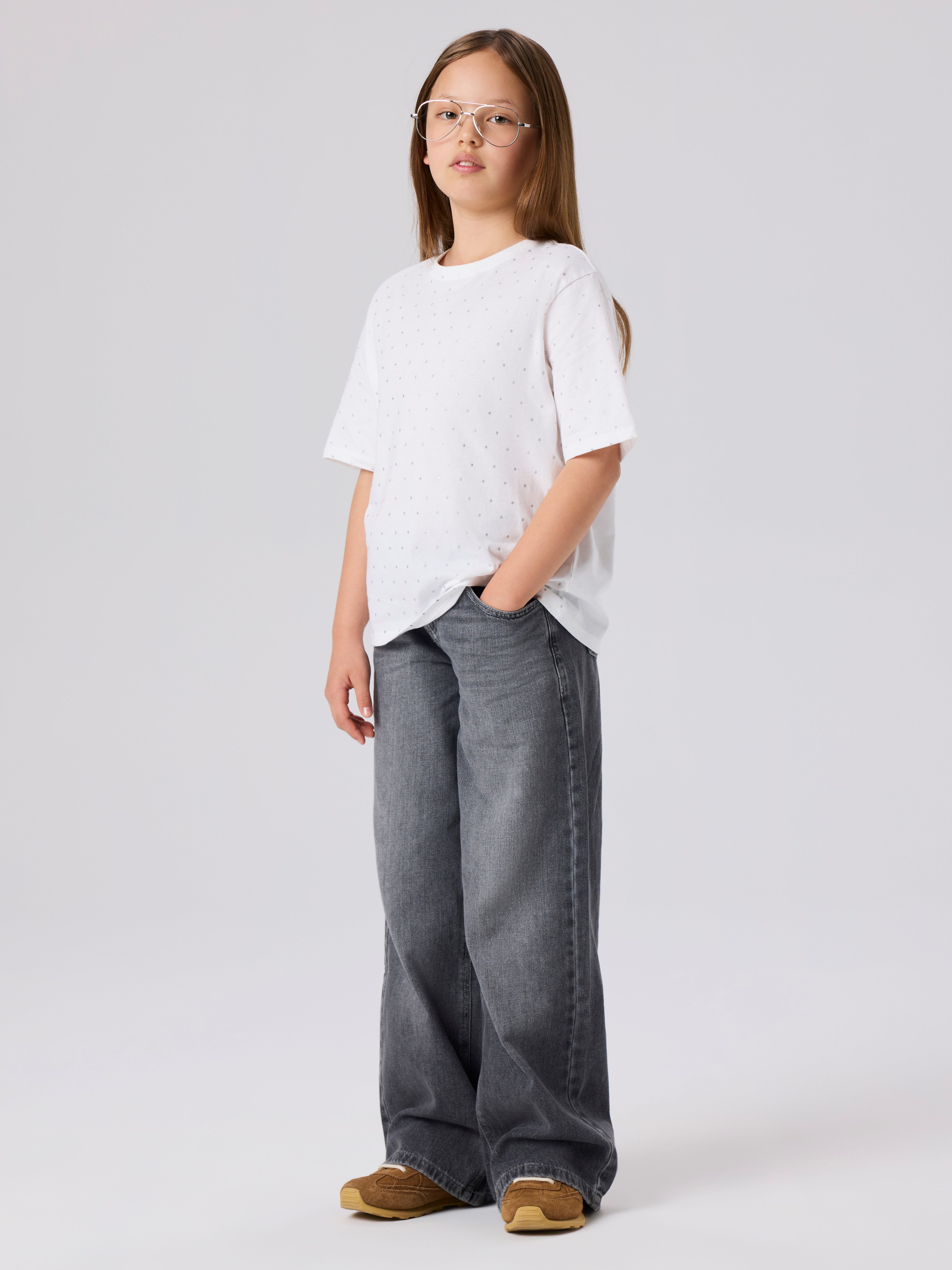 Name It T-Shirt NKFRUAJA SS NREG TOP NOOS Baumwolle, regular fit – Bild 2 von 5