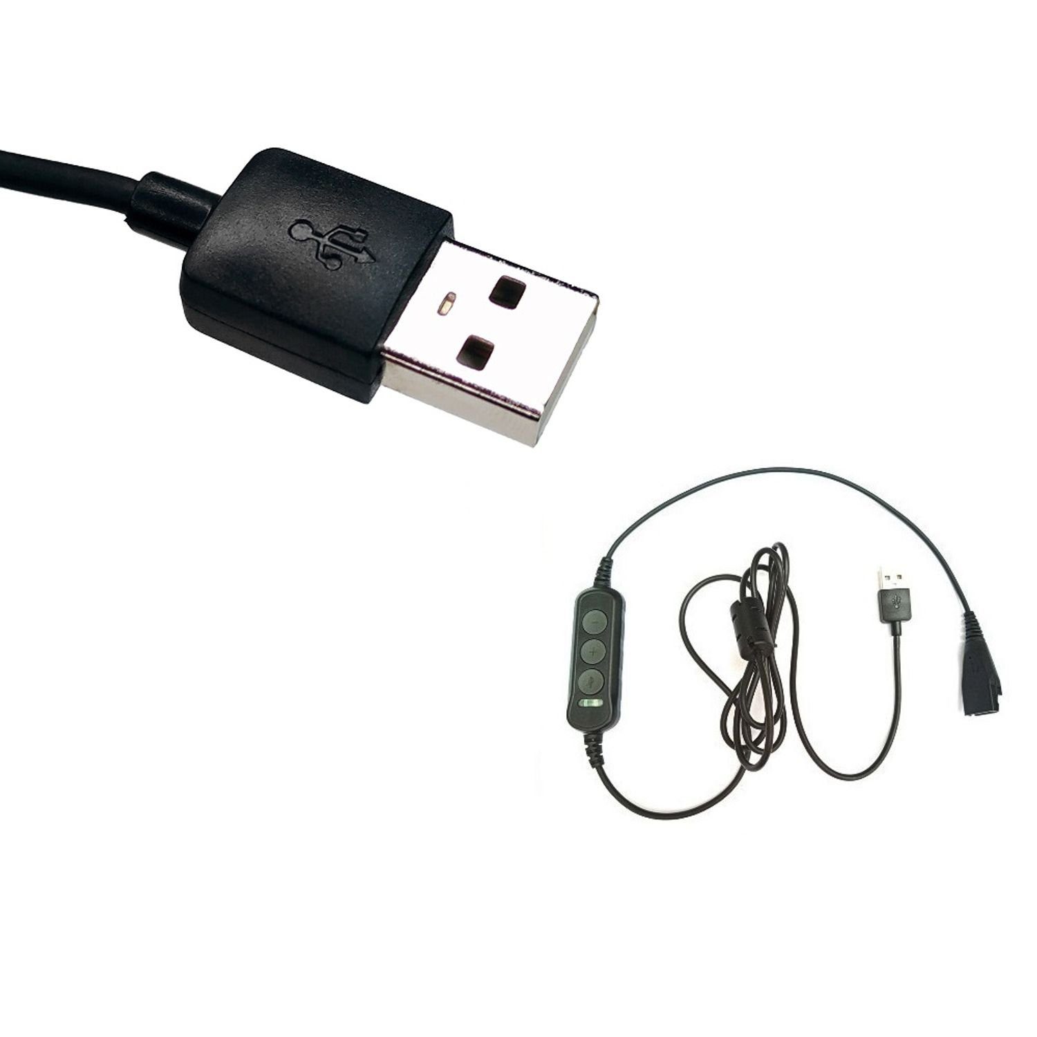 GEQUDIO Audio-Kabel, USB-A, (160 cm), USB Kabel kompatibel mit PC und Mac