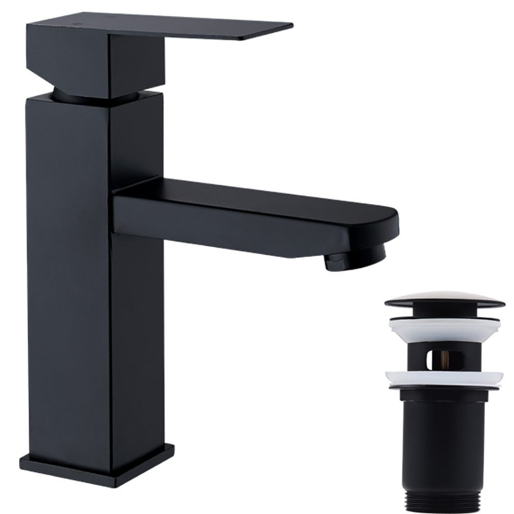 HOMELODY Waschtischarmatur Badarmatur mit Pop-Up Ablaufventil, mit Messing günstig online kaufen