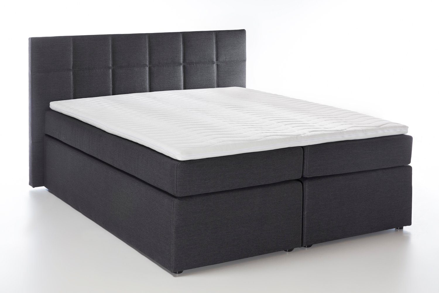 Möbelfreude Boxspringbett Boxspringbett Bea Anthrazit 180x200 günstig online kaufen
