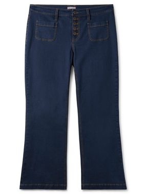 sheego by Joe Browns Bootcut-Jeans Große Größen mit Zierknopfleiste