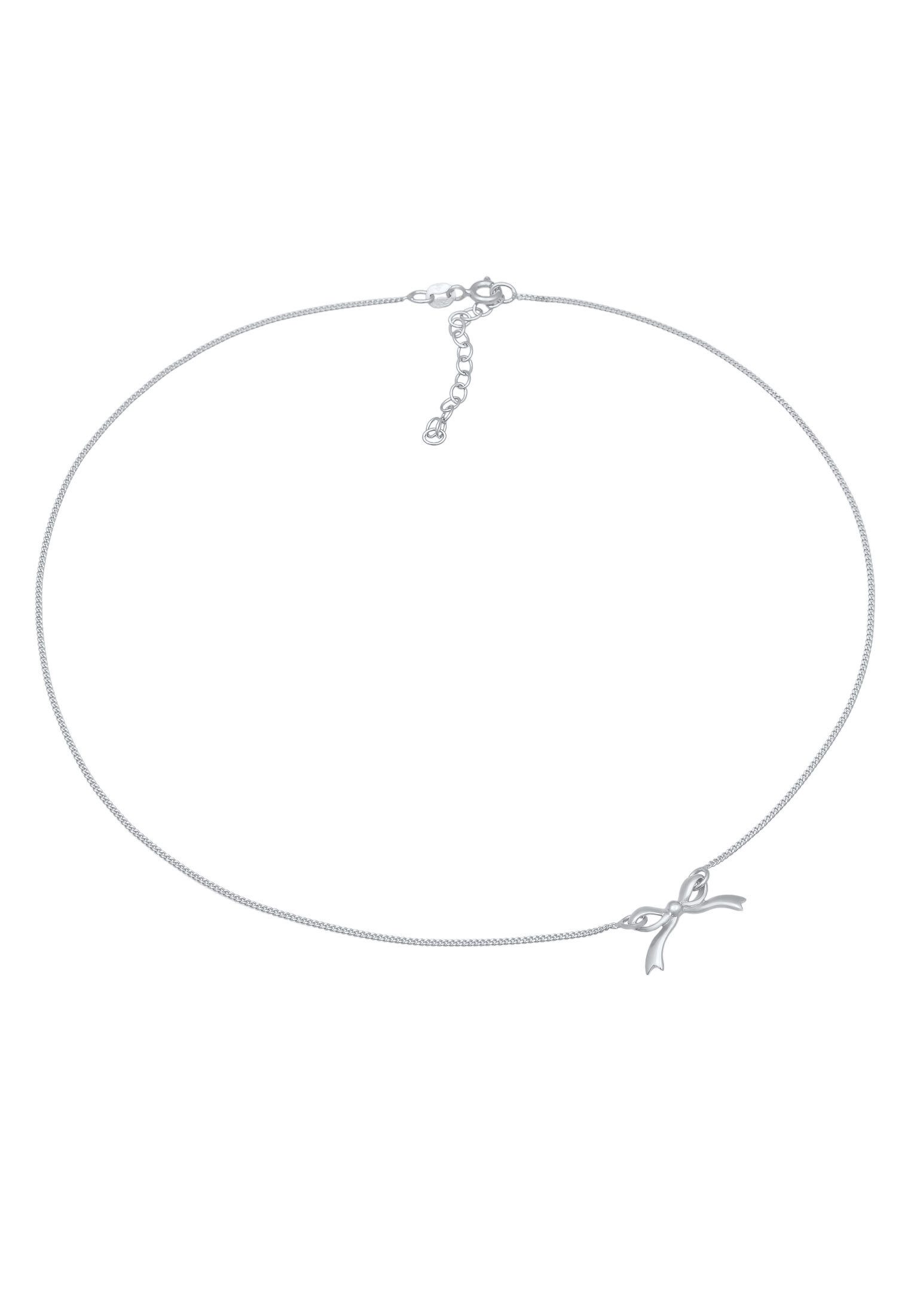 Elli Kette mit Anhänger Schleife Choker Romantik 925 Sterling Silber, Schleife