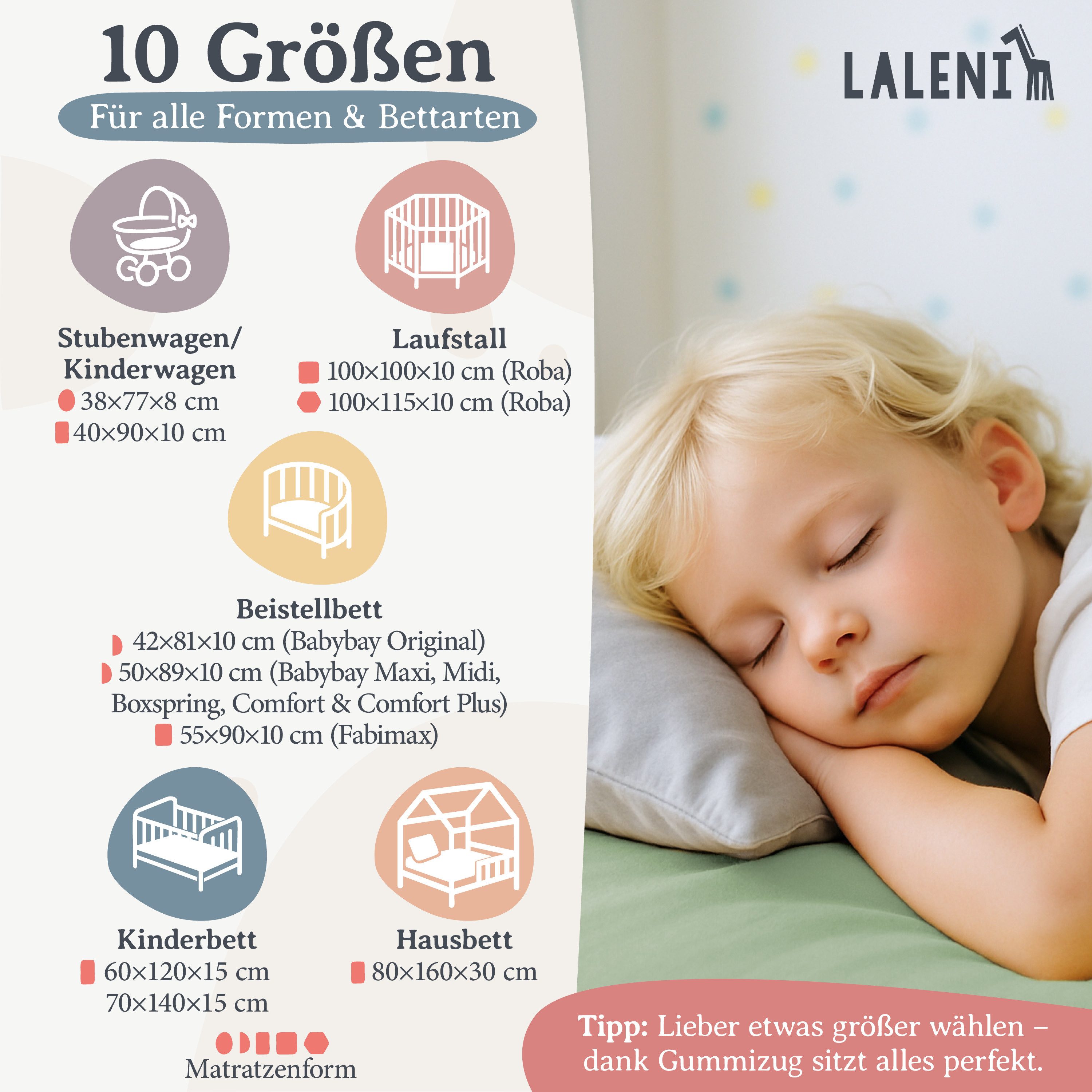 Laleni Spannbettlaken Atmungsaktives weiches und wärmendes Spannbettlaken, günstig online kaufen