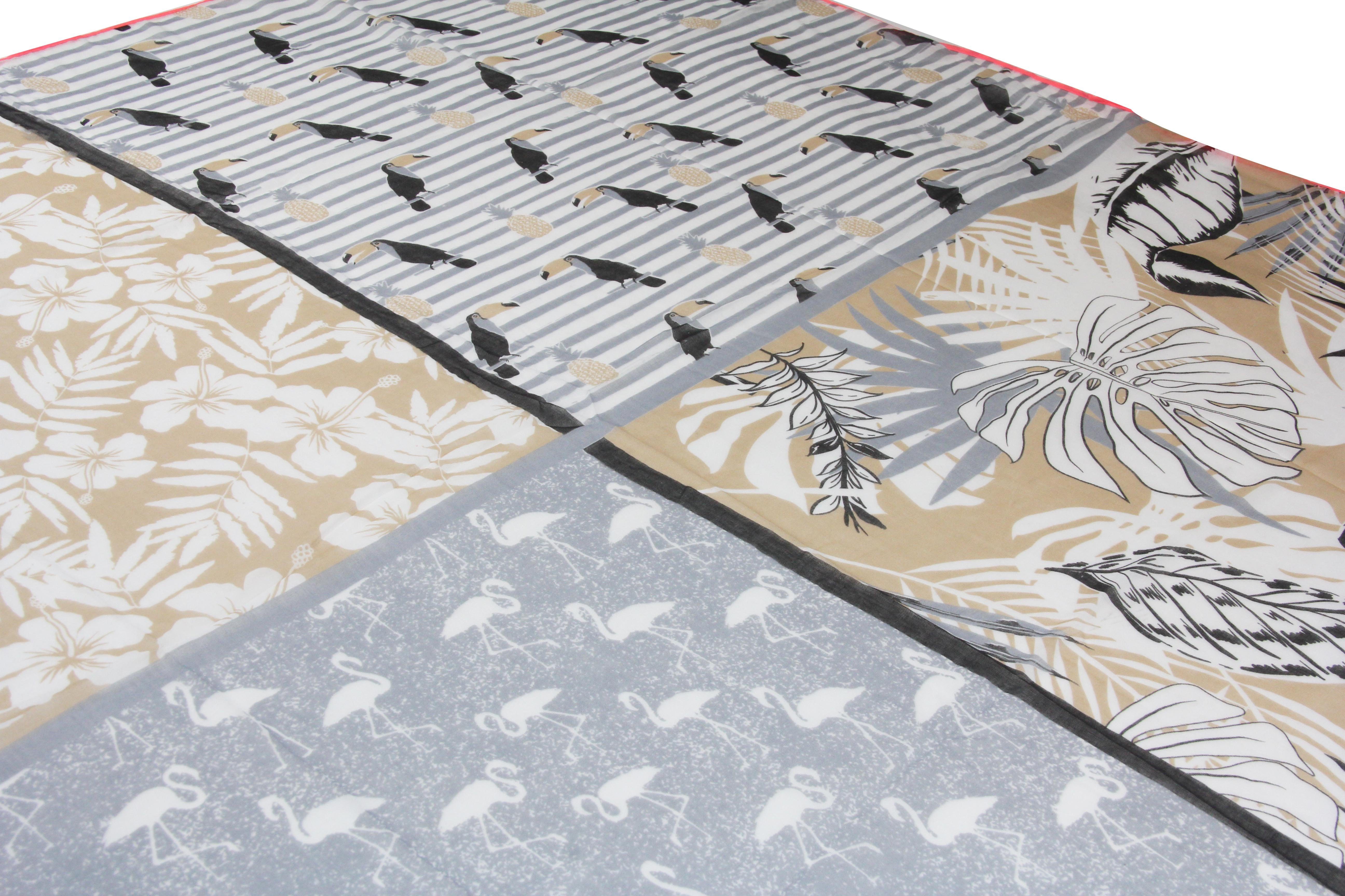 Vanessa & Melissa Modetuch Leichter Damen Schal, quadratisches Tuch mit, ex günstig online kaufen