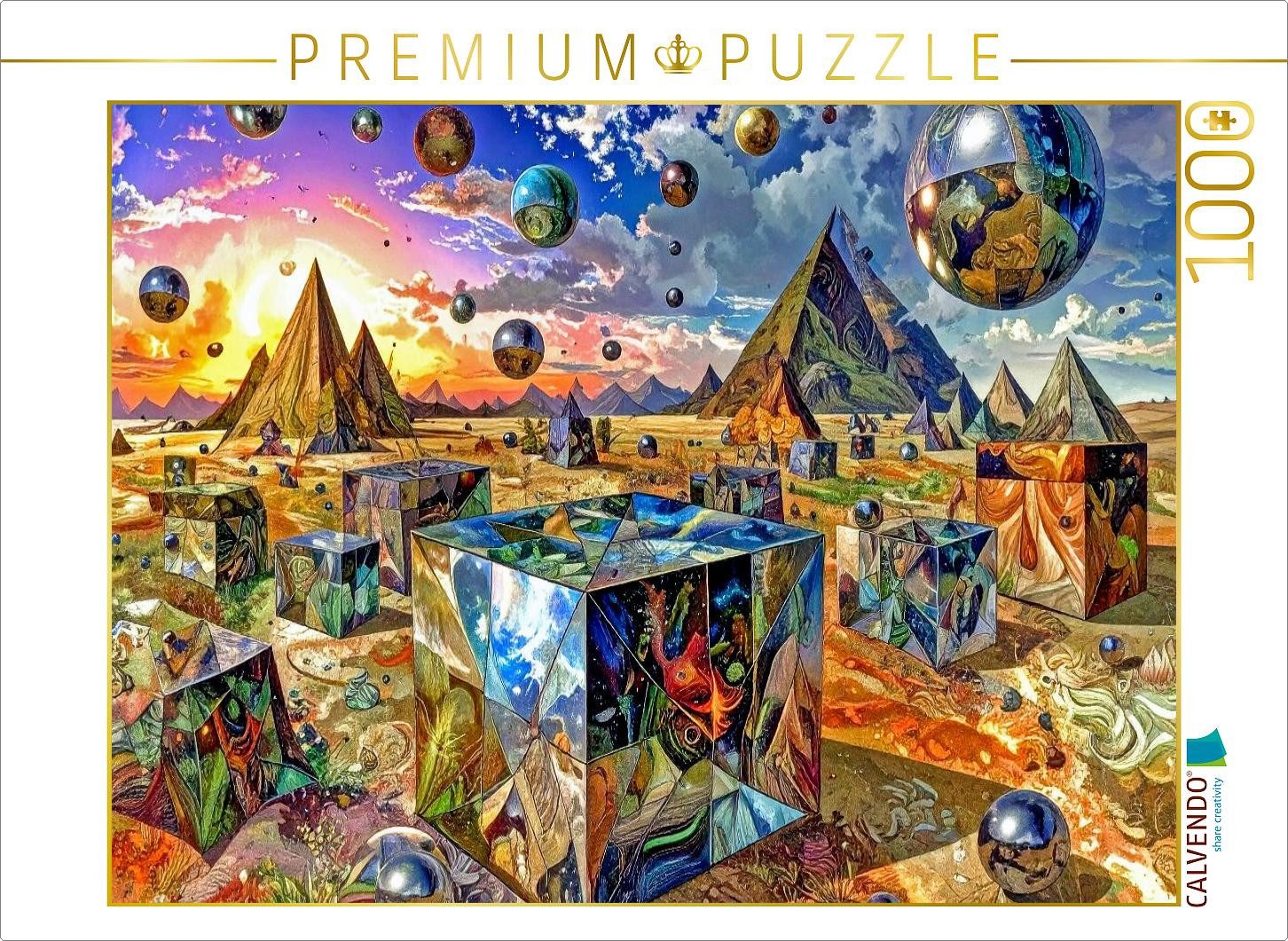 CALVENDO Puzzle CALVENDO Puzzle Technische Beschreibung der Welt, 1000 Teile Lege-Grö, 1000 Puzzleteile
