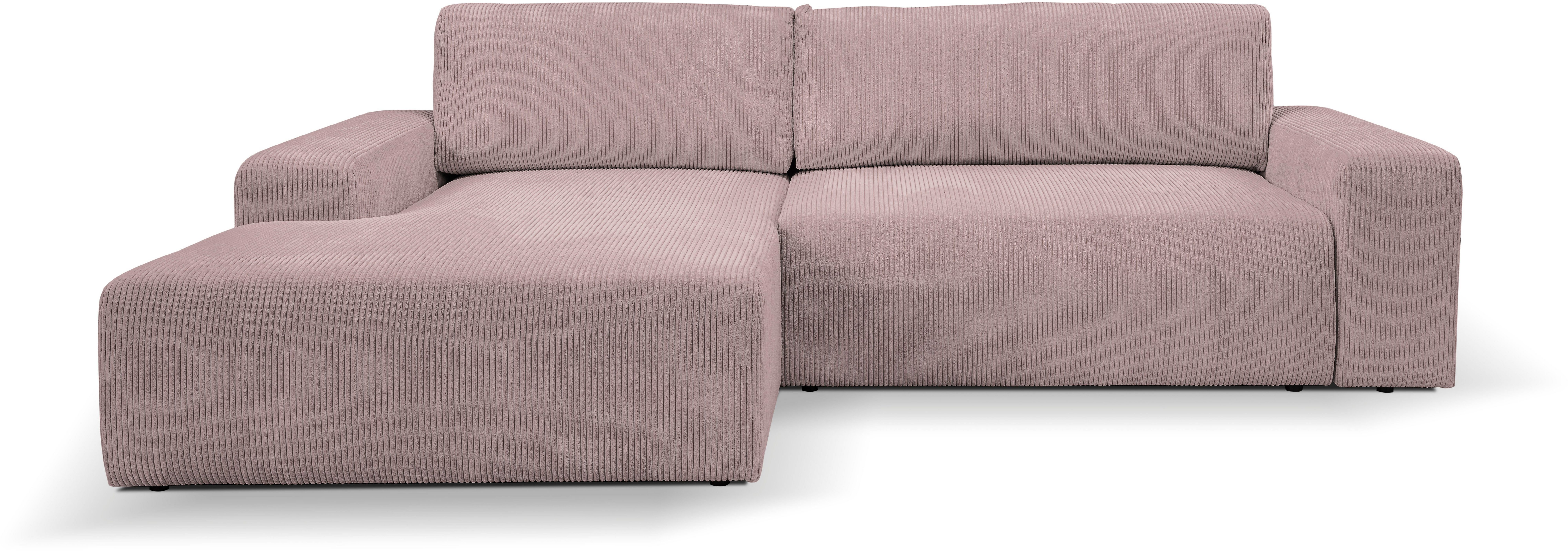 WERK2 Ecksofa Rotterdam-L, kuschelweicher Cord oder günstig online kaufen