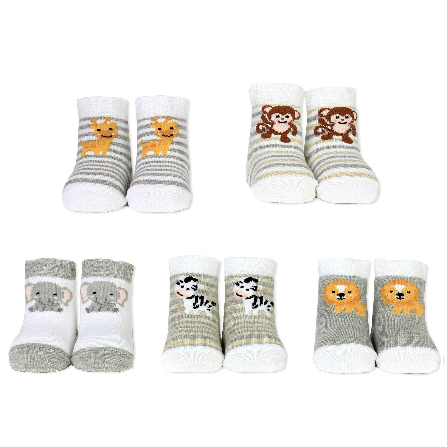 Cucamelon Freizeitsocken Baby Safari Cucamelon Socken für Babys (5 Paar)