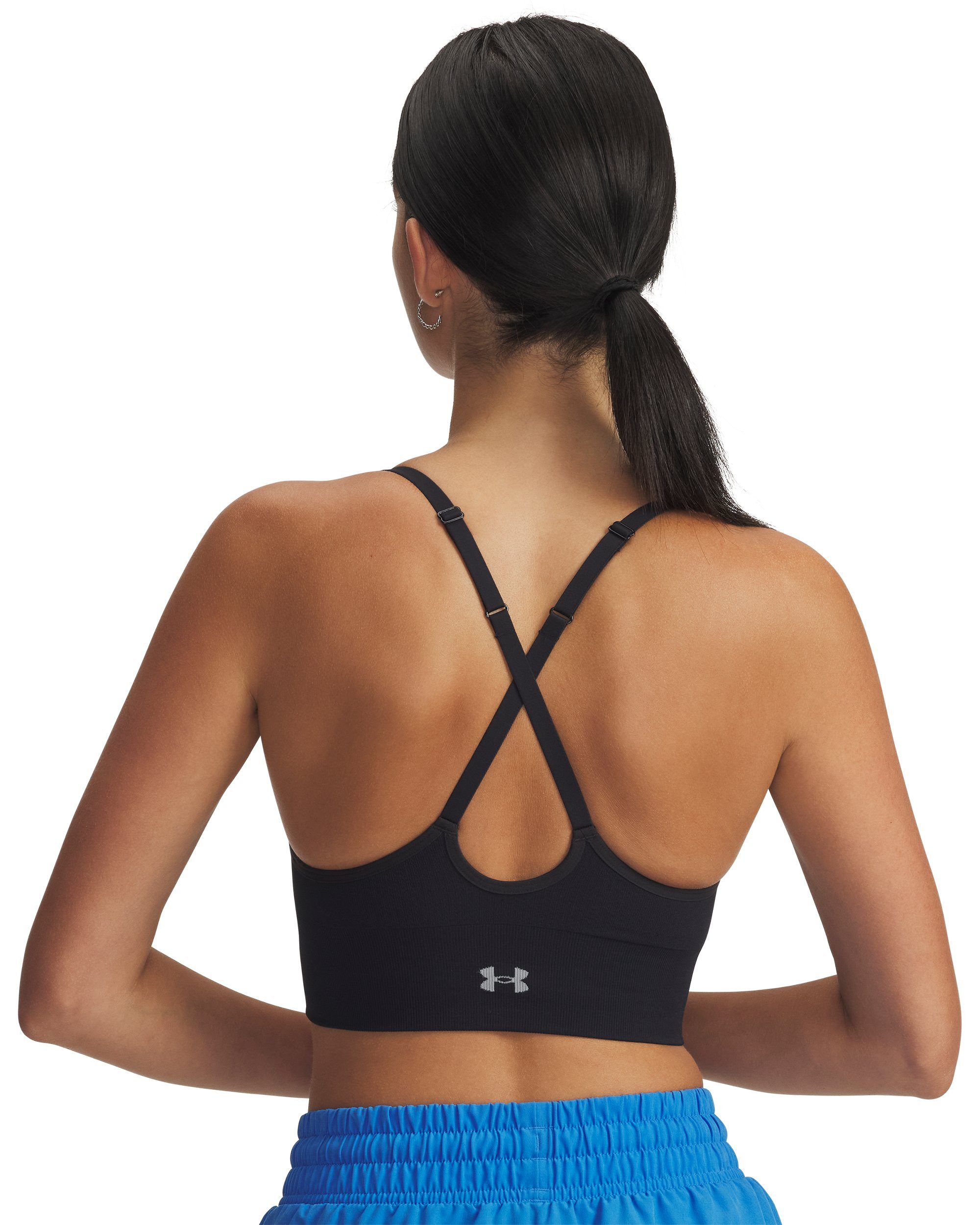 Under Armour® Sport-BH VANISH SEAMLESS LOW BRA nahtlose Passform, längerer Schnitt, mit 12 % Elasthan – Bild 2 von 4