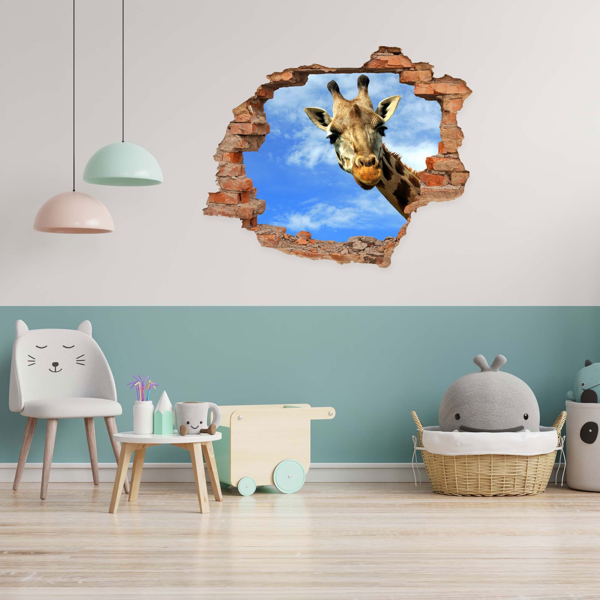 WallSpirit Wandtattoo Wanddurchbruch "Giraffe", Selbstklebend, rückstandslo günstig online kaufen
