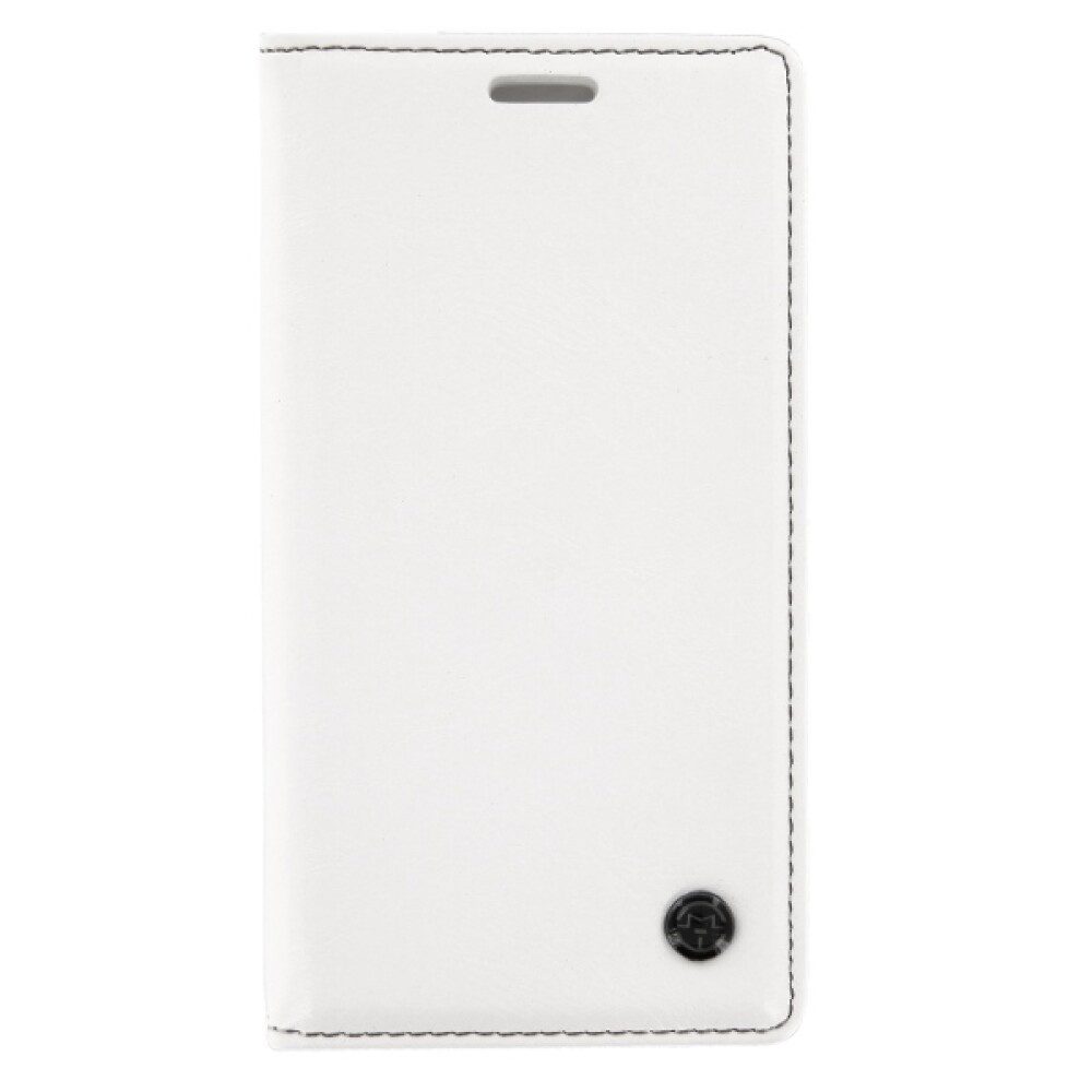 Handytasche Book Case Handyhülle für Samsung Galaxy S7E Weiß Schutz Tasche (Book Cover)