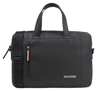 Tommy Hilfiger Messenger Bag TH PIQUE SLIM COMPUTER BAG, Laptop-Tasche Notebook-Tasche