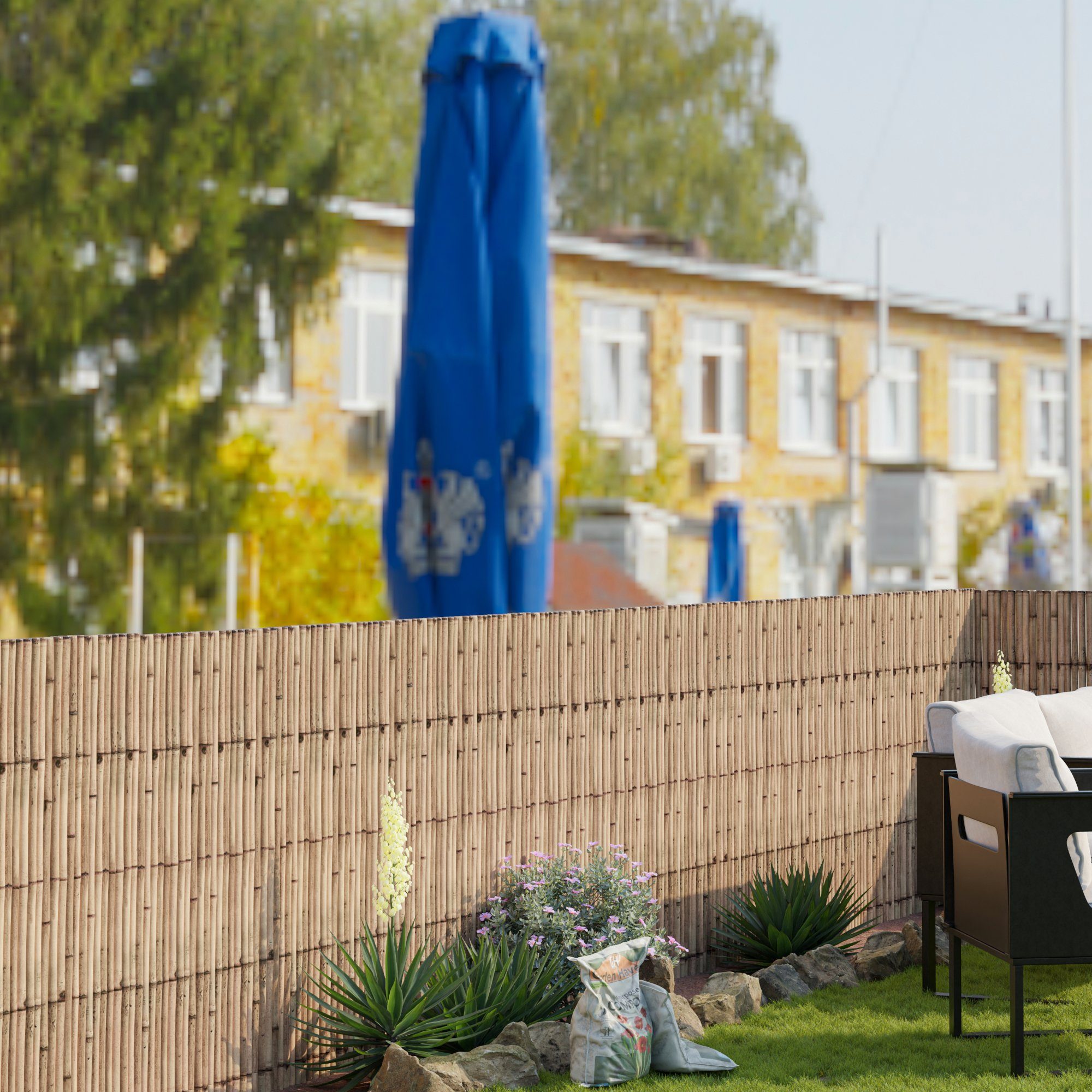 casa.pro Sichtschutzzaunmatten, »Allzio« Schilfrohrmatte 300 x günstig online kaufen