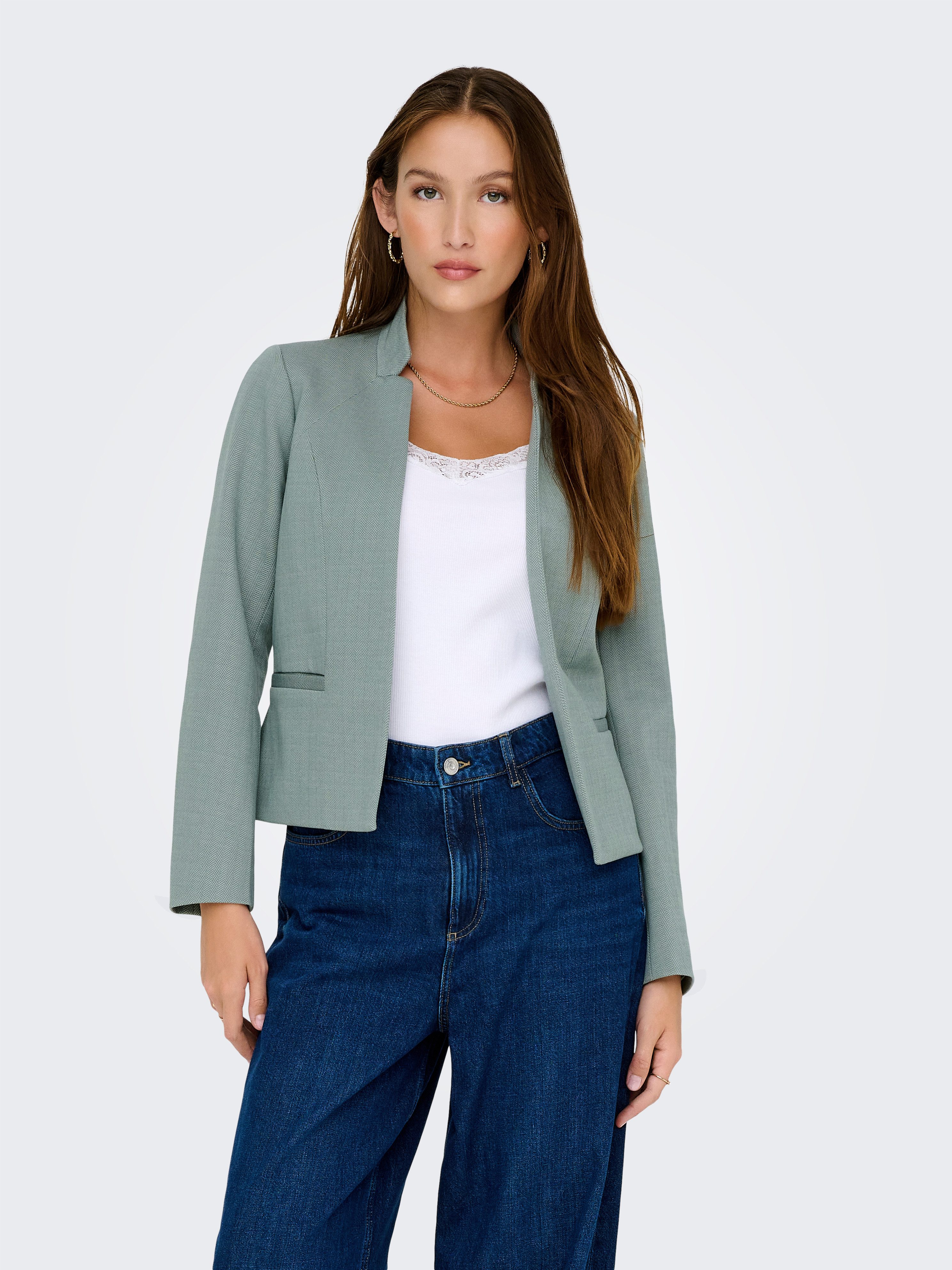 ONLY Kurzblazer ONLADDY L/S HARRINGBONE BLAZER günstig online kaufen