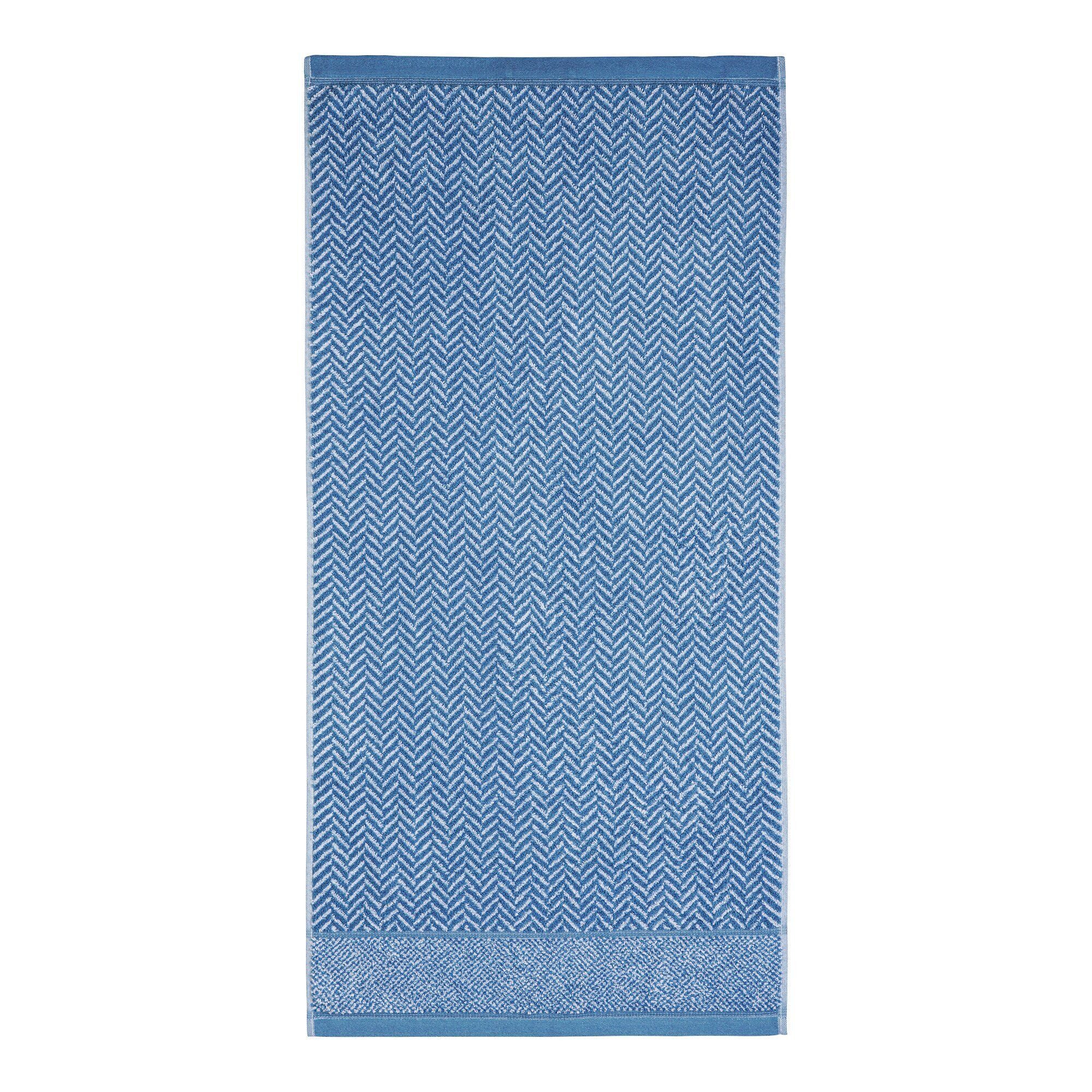 herzbach home Handtuch Set Italiana 50x100 cm, (2-St), 500g/m², Premium-Qualität, 100% Baumwolle, gemustert – Bild 4 von 4