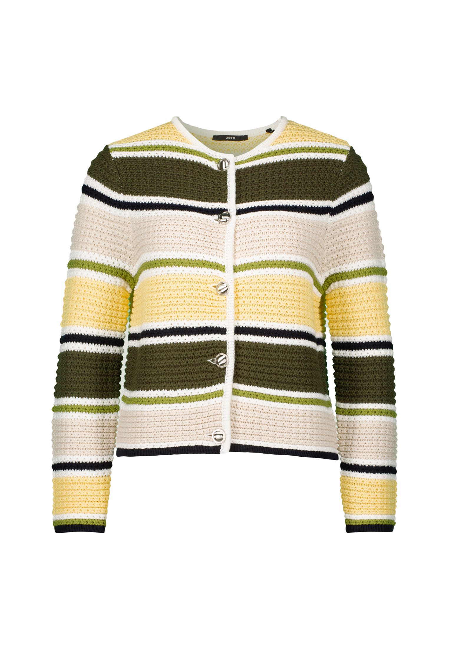 Zero Strickjacke zero Strickjacke gestreift mit günstig online kaufen