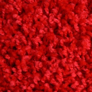 Hochflor-Bettumrandung Barcelona Rot, 3 Größen, Teppichläufer, ideal im Schlafzimmer Floordirekt, Höhe 22 mm, (3-tlg), Shaggy
