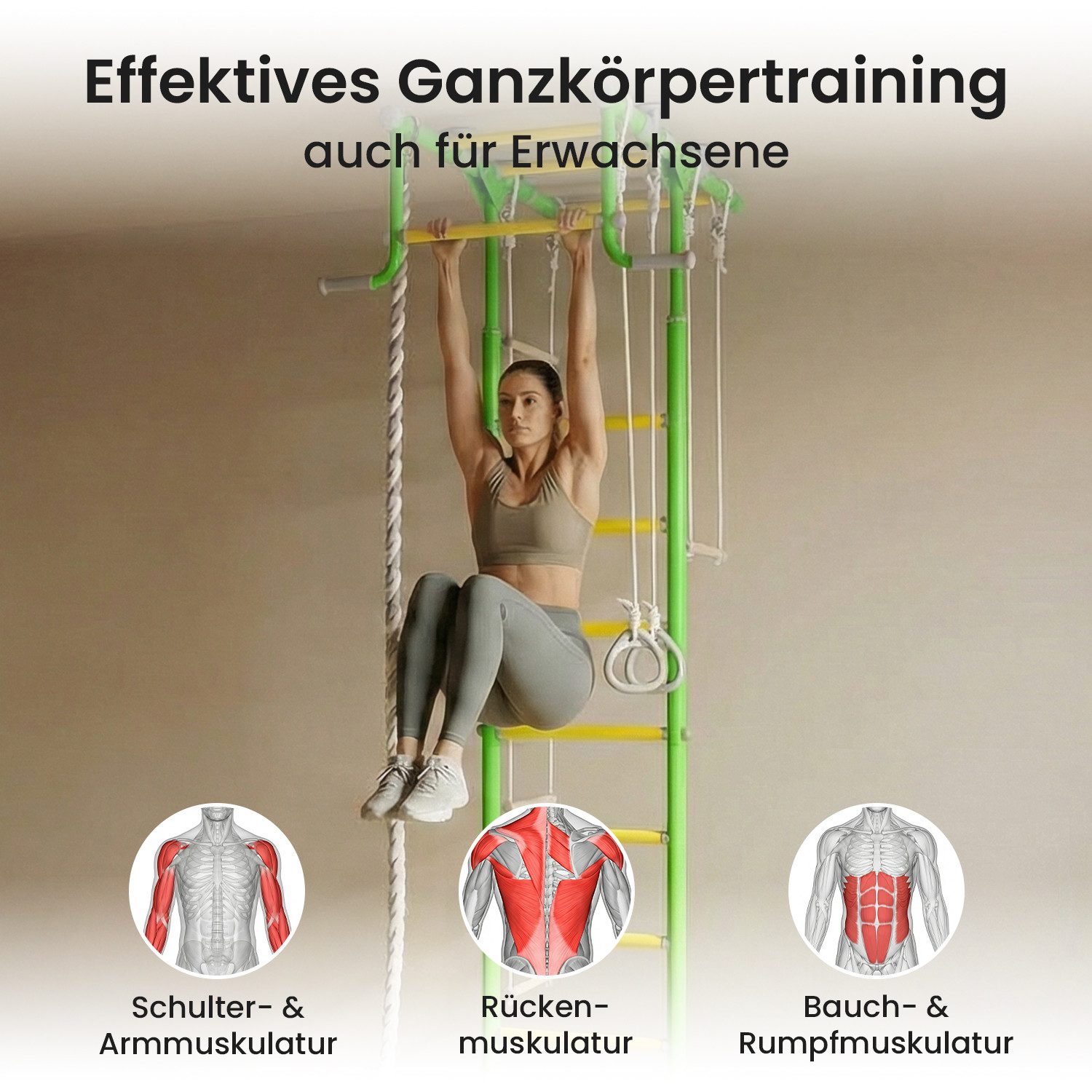 Jeflex Sprossenwand Sprossenwand ClimbMaxx M1