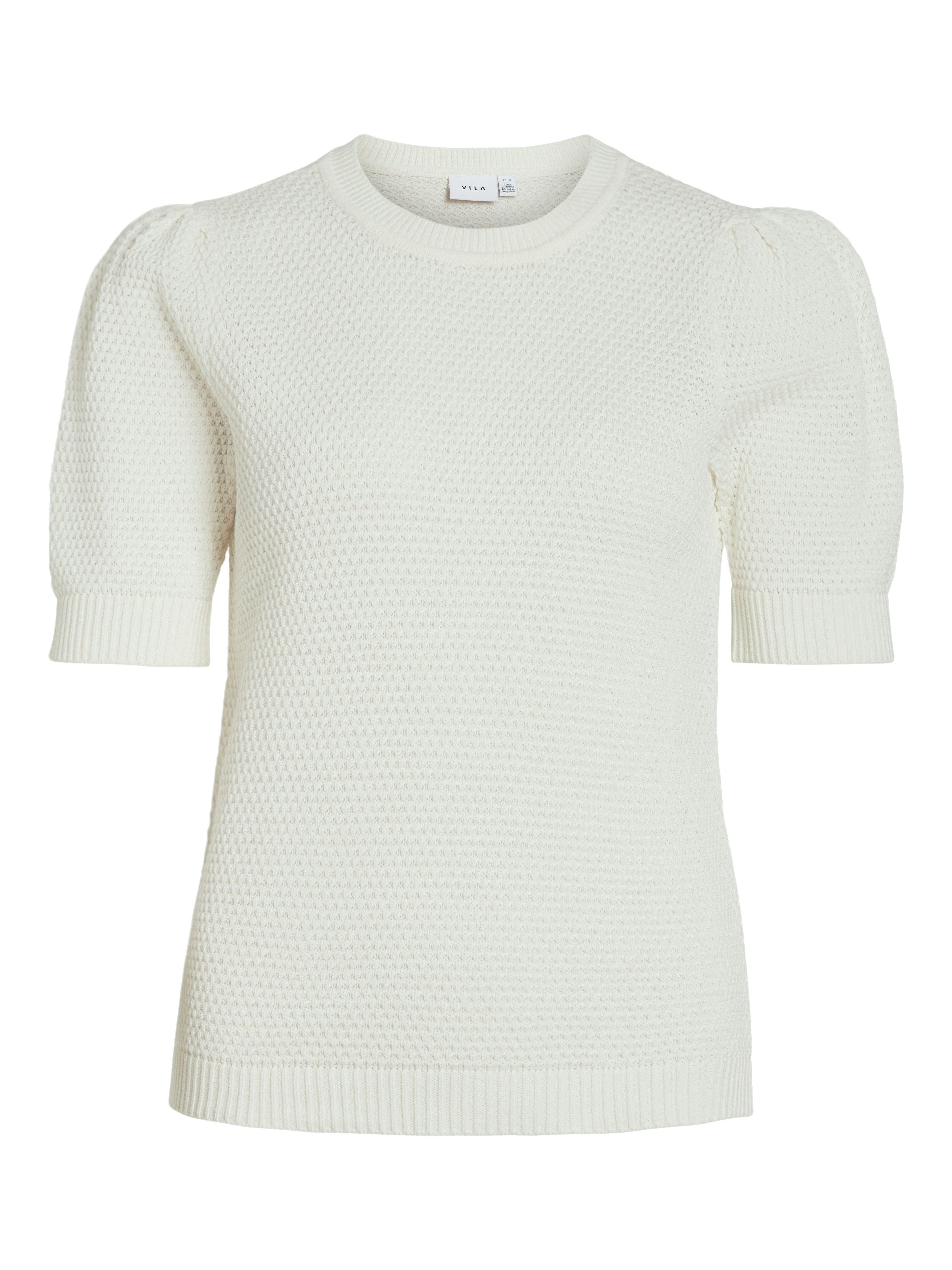 Kurzarmpullover VIDALO O-NECK S/S KNIT TOP - NOOS