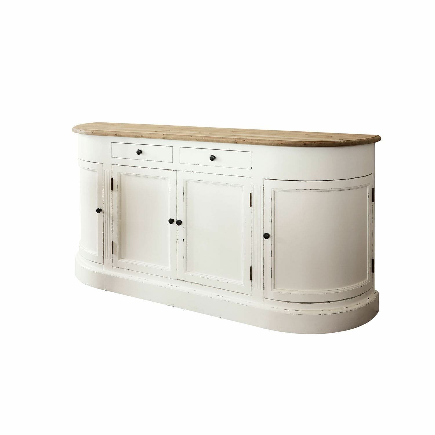 Mirabeau Kommode Sideboard Louisiana antikweiß/braun