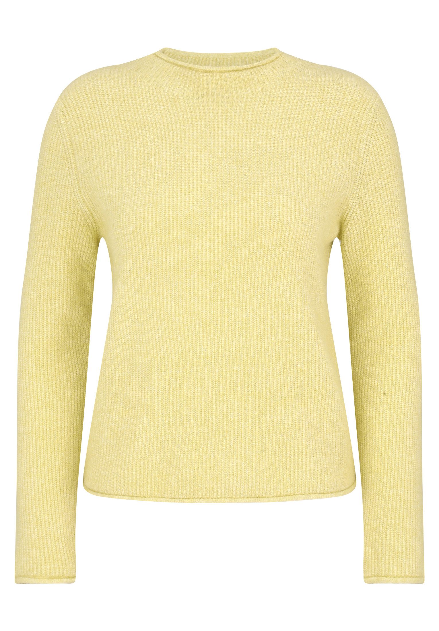 Cartoon Strickpullover Damen mit Stehkragen (1-tlg)