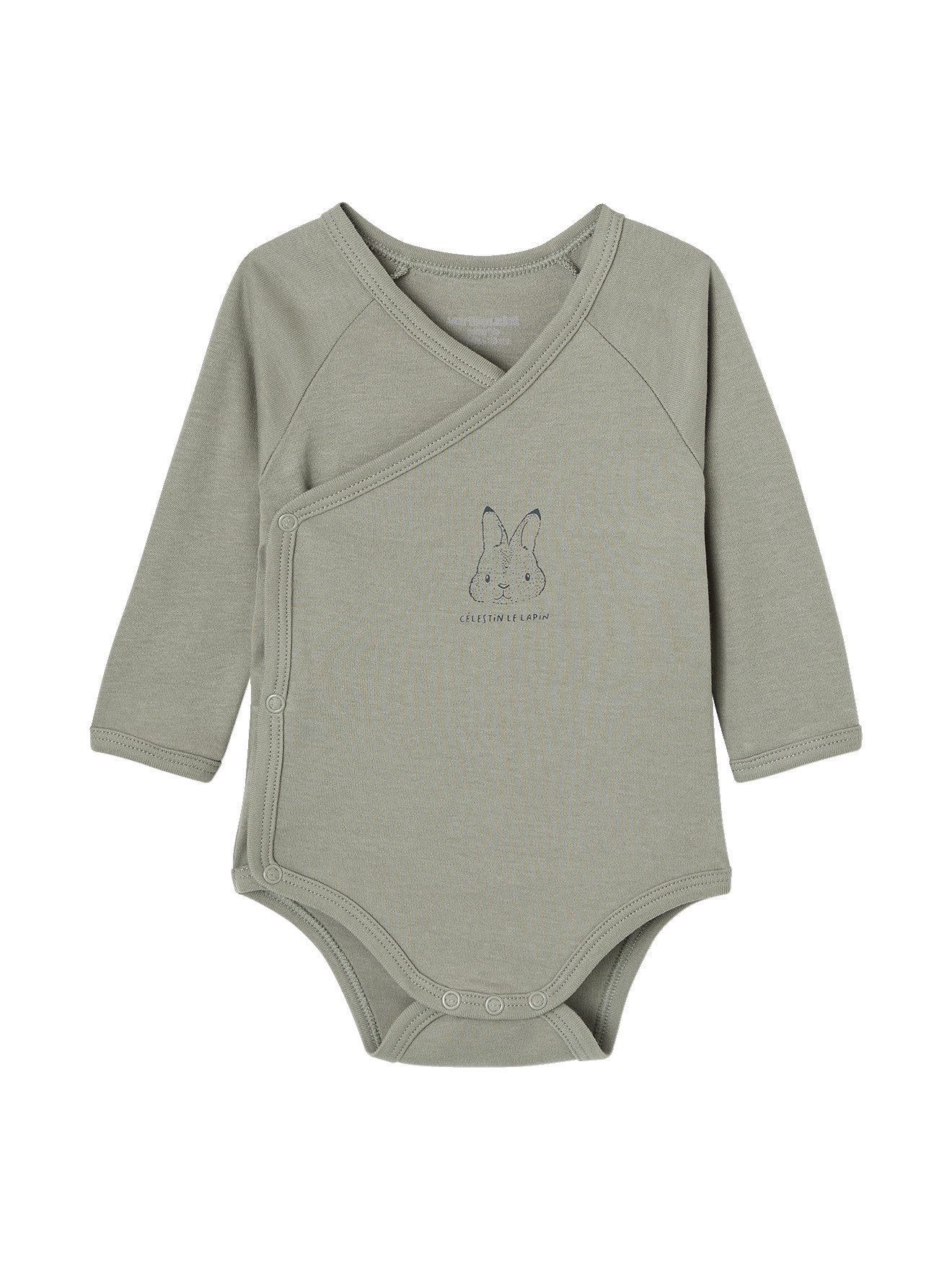 vertbaudet Kurzarmbody Baby Langarm-Bodys mit Tieren, Bio-Baumwolle 5er-Pack