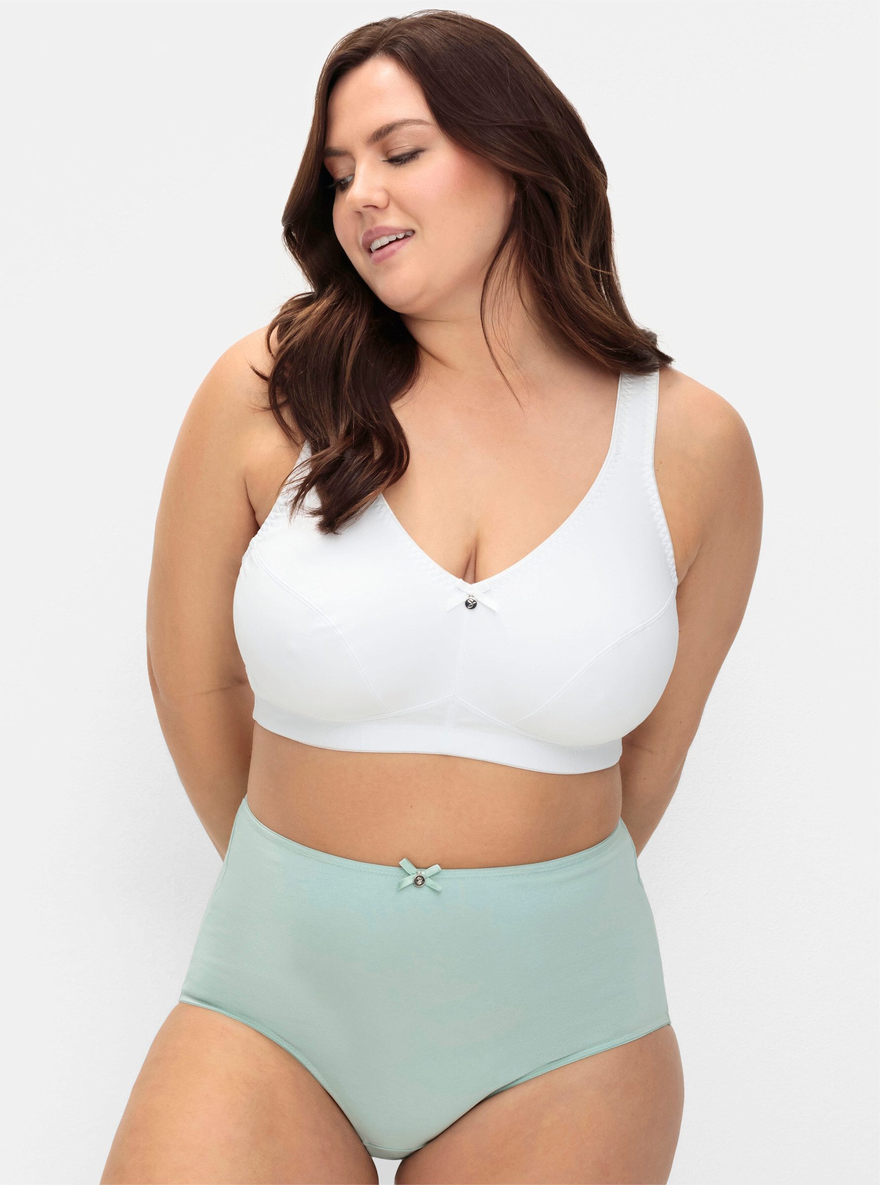 Sheego Bügelloser BH Entlastungs-BH ohne Bügel . (2-tlg) günstig online kaufen