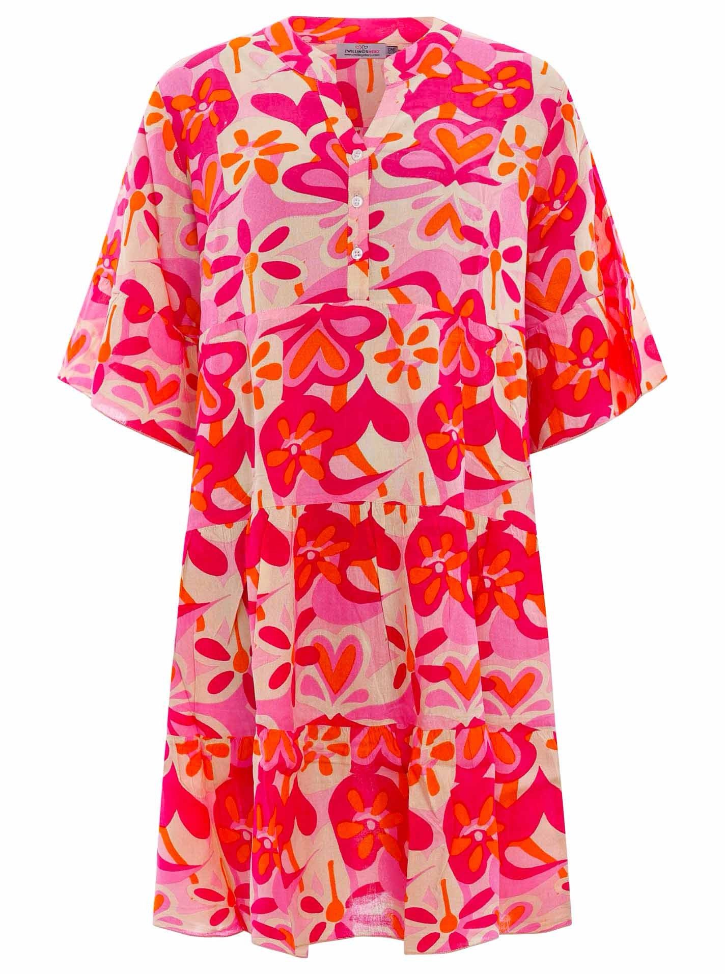 Zwillingsherz Sommerkleid Zwillingsherz Kleid Hannah Blumen- günstig online kaufen